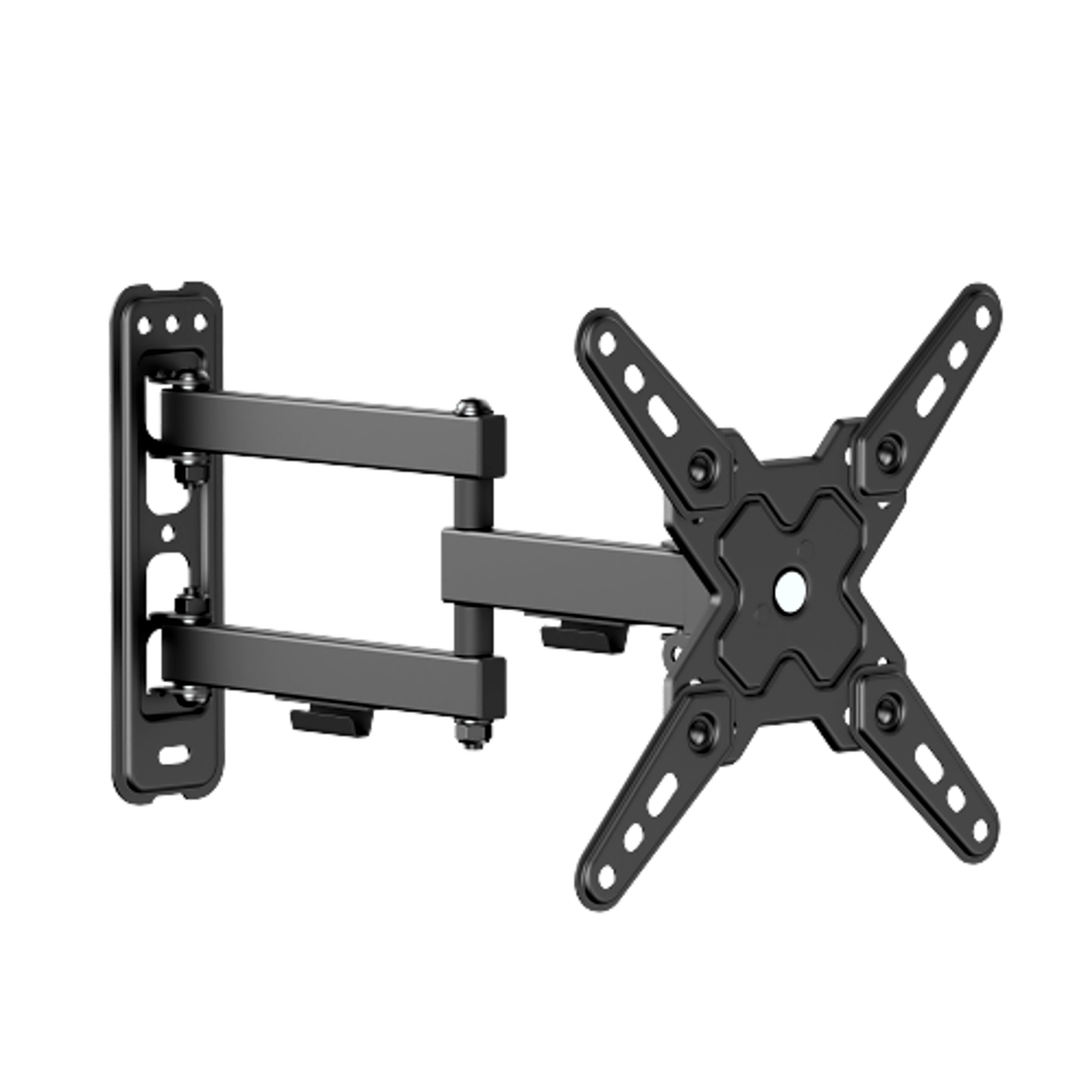 Soporte de Pared Articulado para Pantallas o Monitores | Compatibilidad VESA 75x75 - 200x200 / Hasta 43 Pulgadas | Capacidad Máxima de Carga 20 kg | Fabricado en Acero LDA40-223