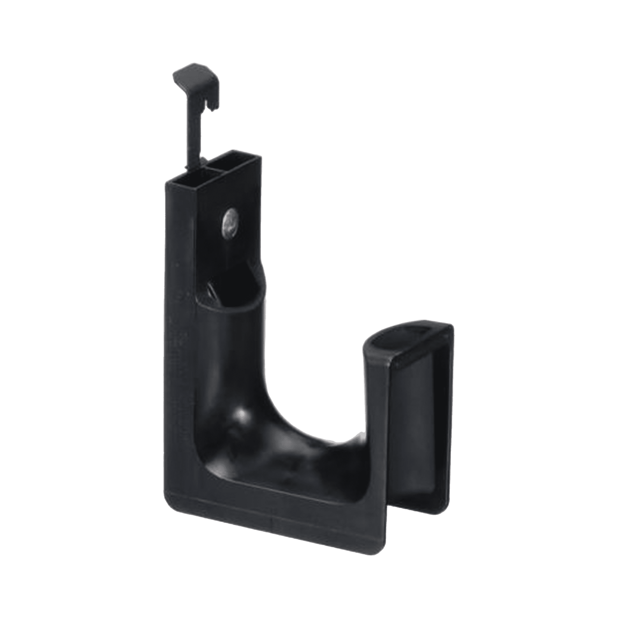 Sujetador STRONGHOLD tipo J (J-PRO), Con Grapa para Montaje, Hasta 46 Cables Cat6, Nylon 6.6, Color Negro, 1 pieza JP2DW-L20