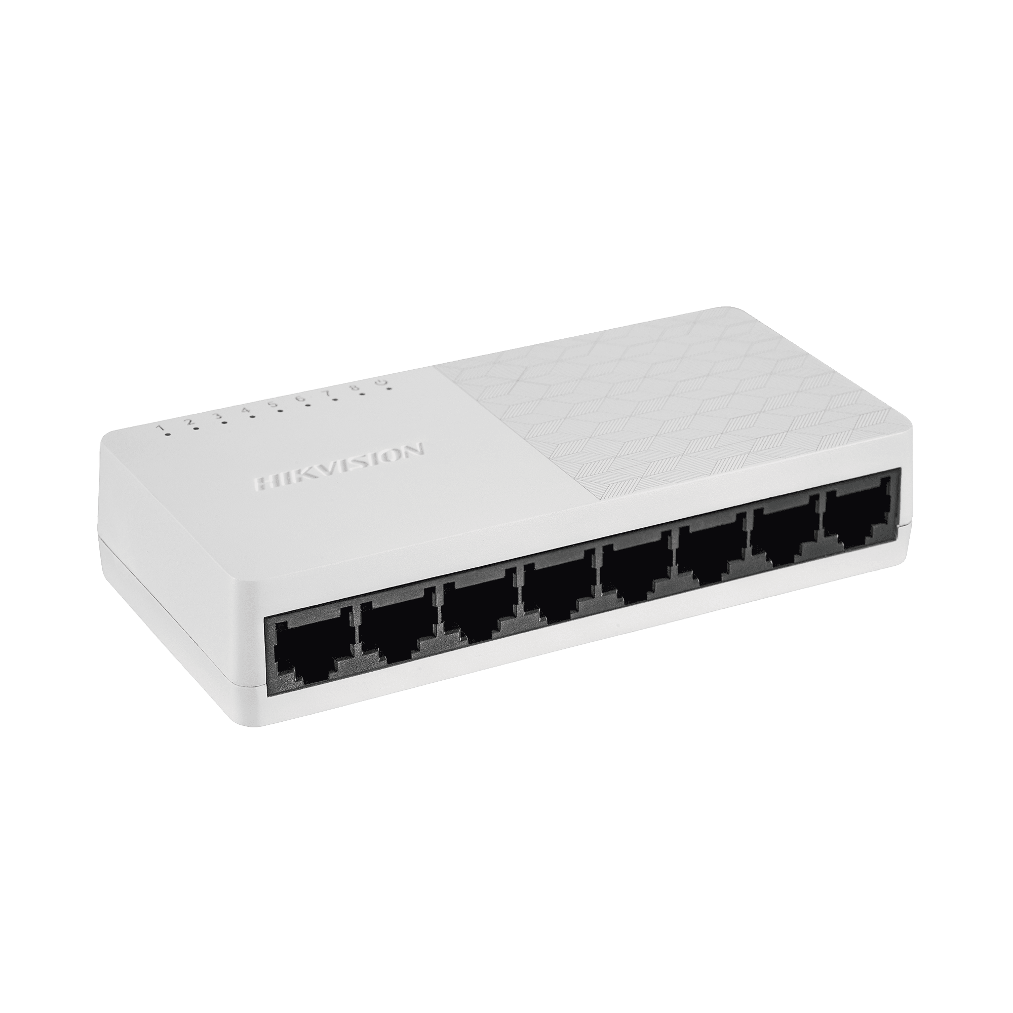 Switch No Administrable de Escritorio de 8 Puertos / Fast Ethernet  10 / 100 Mbps / Diseño Compacto y Estetico DS-3E0108D-O