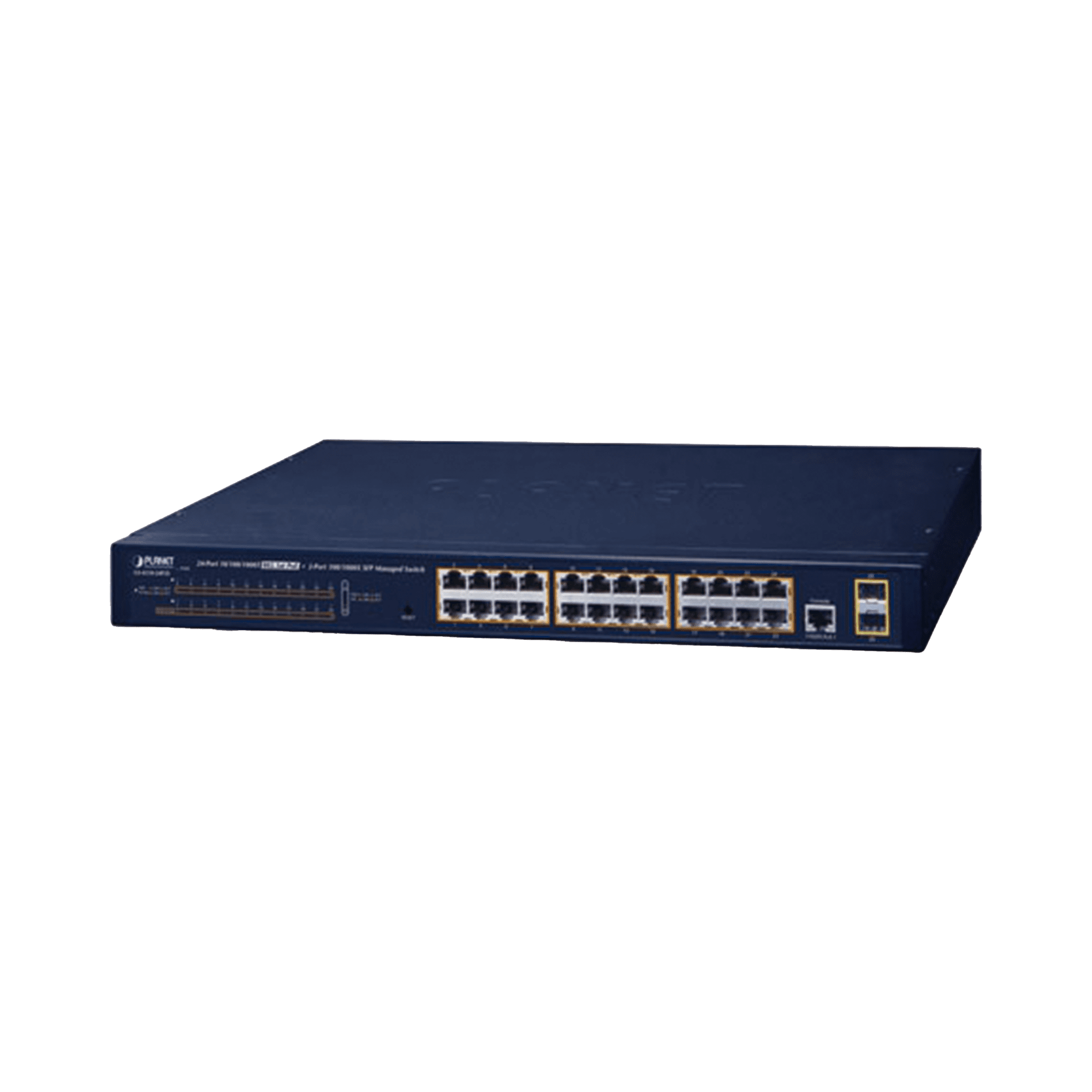 Switch PoE Administrable Capa 2 / 24 Puertos10/100/1000BASE-T / 2 SFP 100/1000BASE-X / POE 802.3af/at GS-4210-24P2S