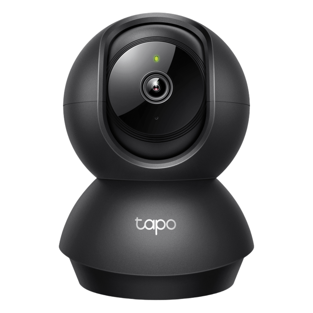 Cámara de Seguridad Interior Wi-Fi 360°, 1080p Full HD, Visión Nocturna 12 m, Detección IA Personas y Llanto de Bebé, Audio Bidireccional, Compatible Alexa y Google Home, Almacenamiento microSD 512 GB TAPO-C201