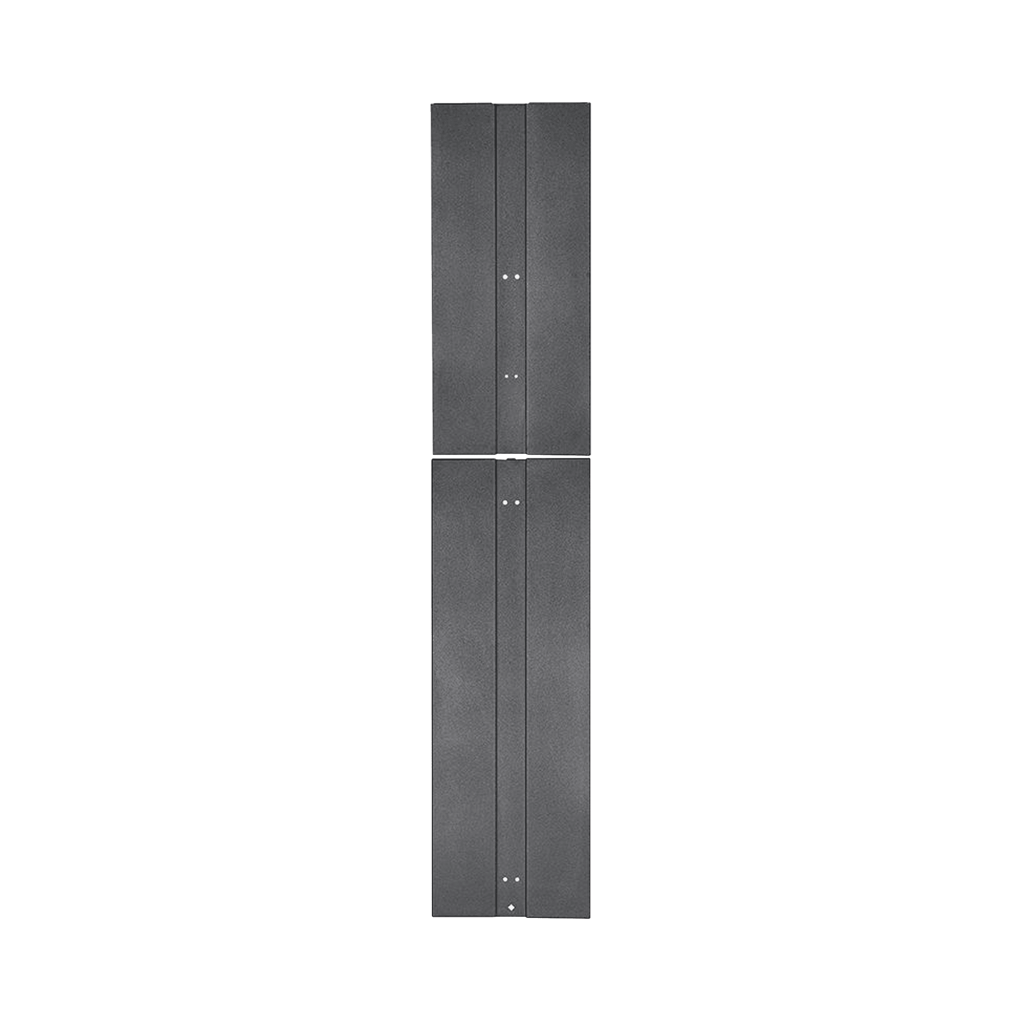 Tapa Final de Fila, Para Organizador Vertical PE2V PatchRunner™ 2, de 45 UR, Color Negro PE2VEP