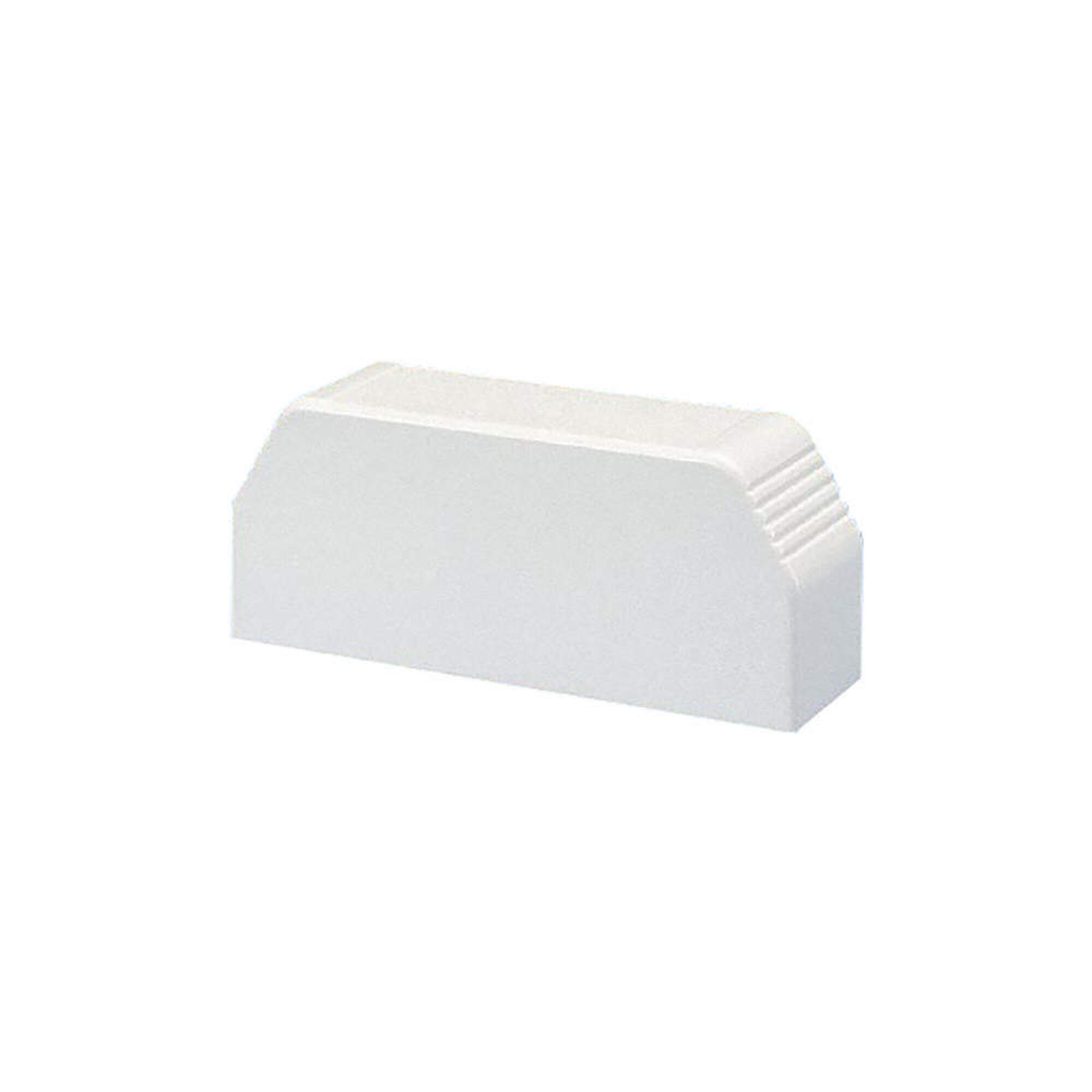 Tapa final, para uso con canaleta T70, Material PVC Rígido, Color Blanco T70ECWH