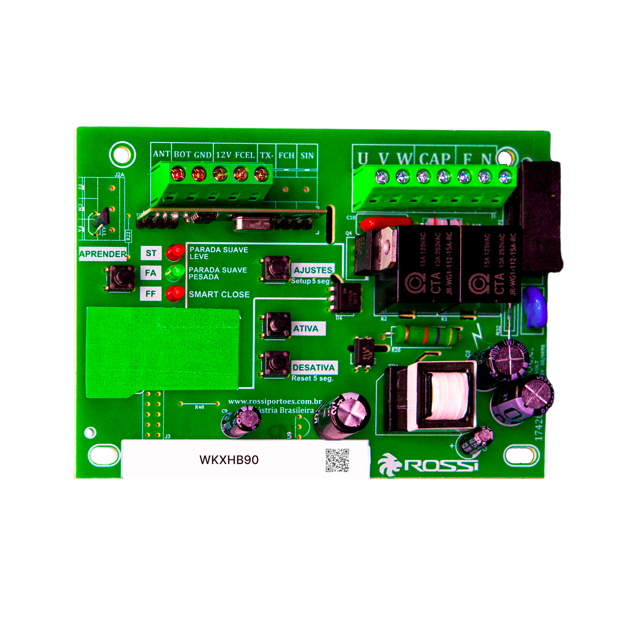 Tarjeta Electronica NKXH30 433 MHZ (Turbo) / Para Motor ROSSI E-15582 17498