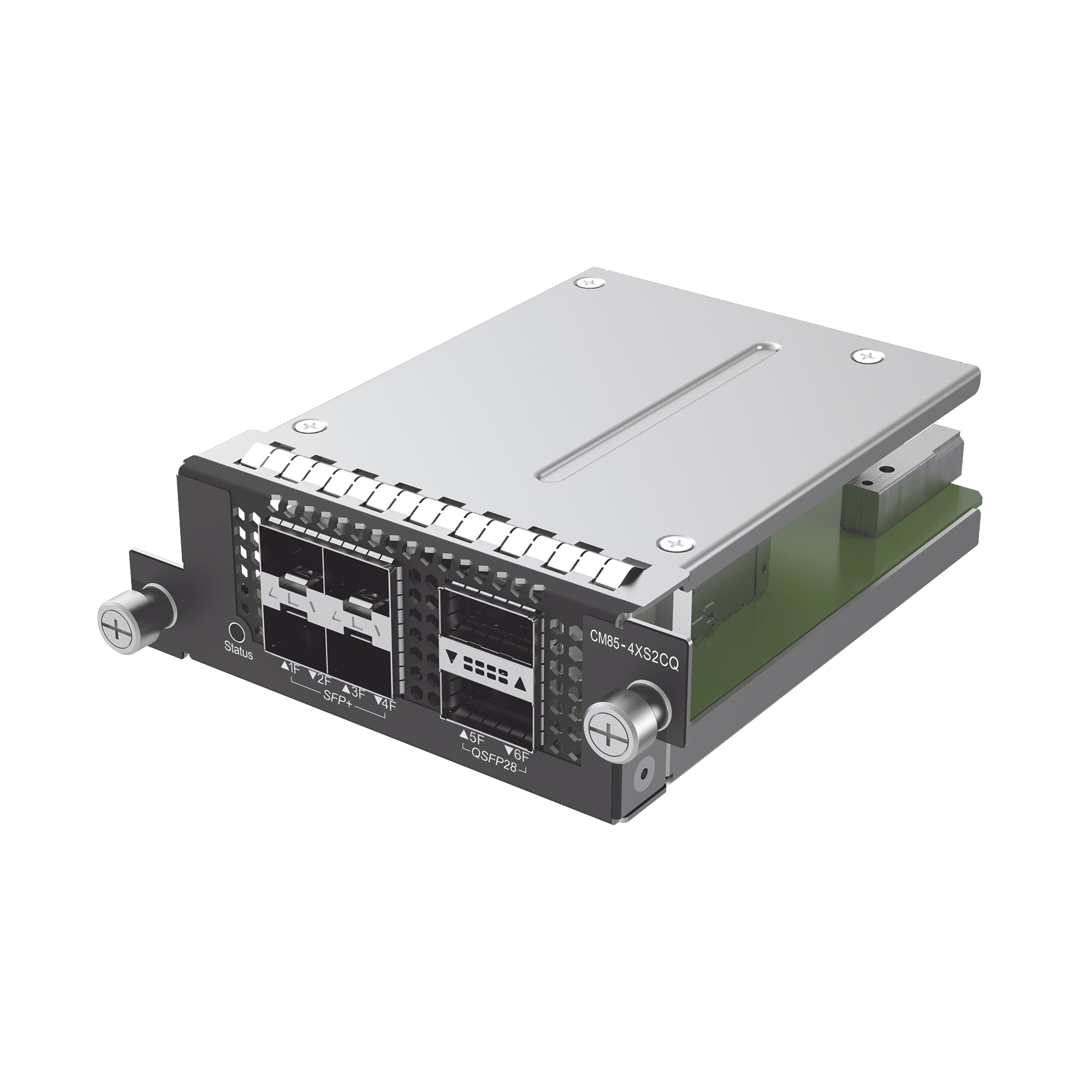 Tarjeta de Expiación para RG-CS85 series switch, 4 puertos SFP+ 10G y 2 puertos QSFP28 100G CM85-4XS2CQ
