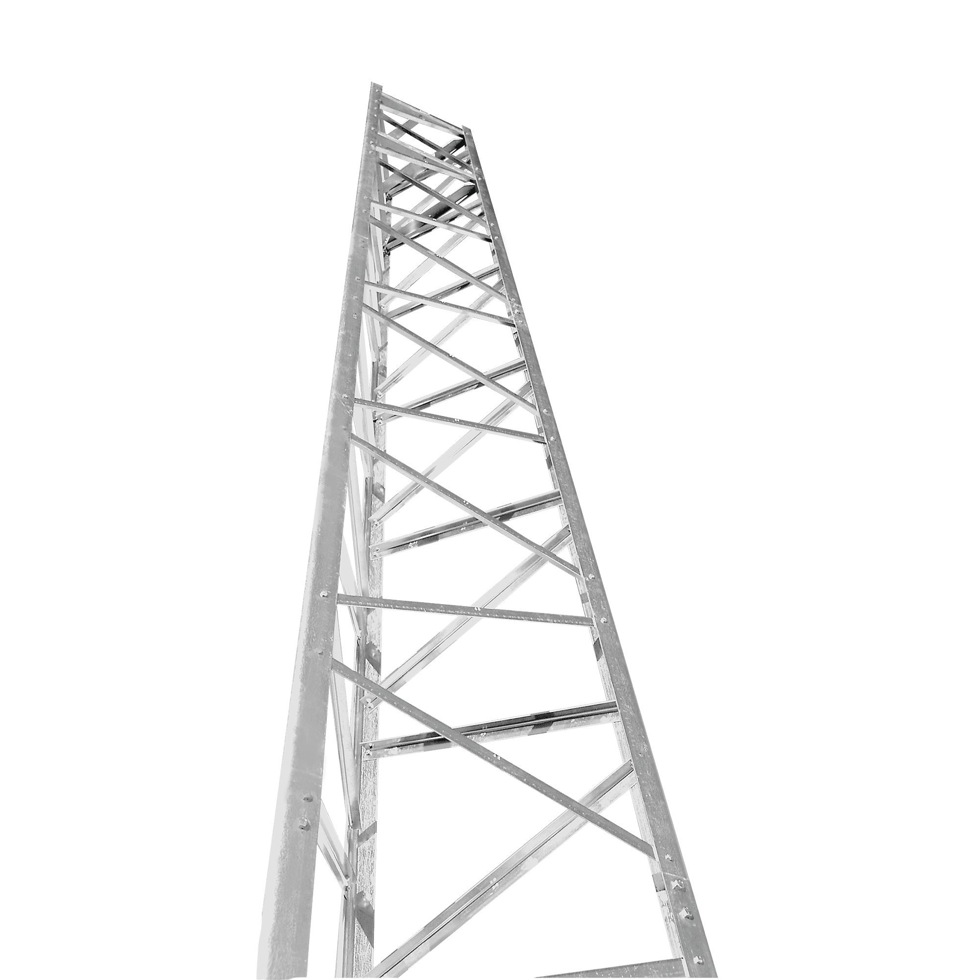 Torre Autosoportada TITAN T-300 de 19.5 metros (64 pies) con Base. TRY-T-64-T300