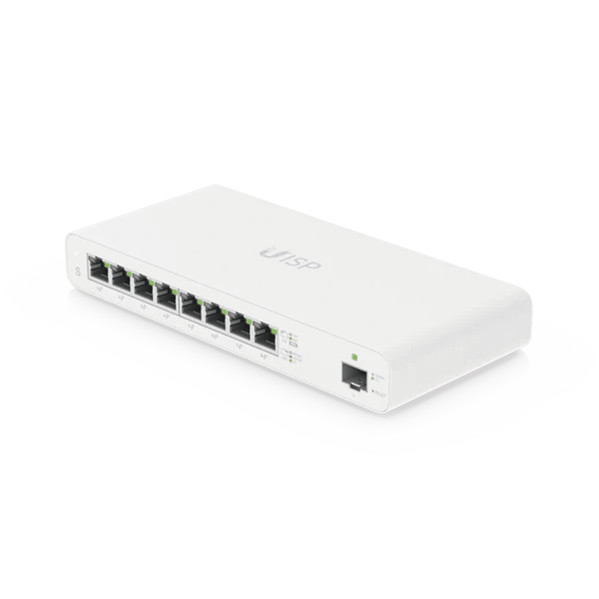 UISP Switch Gigabit PoE Pasivo de Capa 2 con 8 Puertos para Implementaciones MicroPoP UISP-S