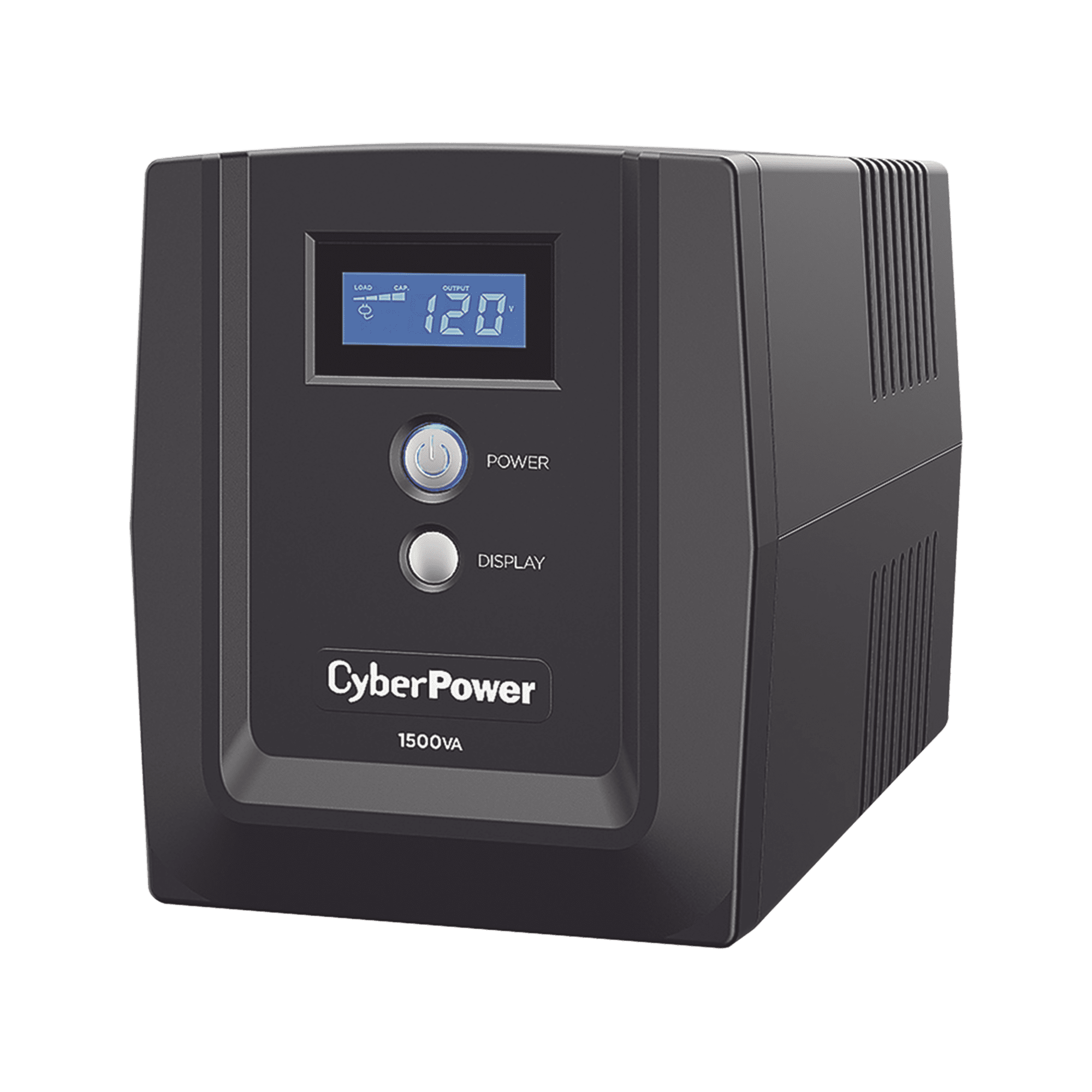 UPS de 1500 VA/900 W, Topología Línea Interactiva, Entrada 120 Vca NEMA 5-15P, y 8 Salidas NEMA 5-15R, Con Regulador de Voltaje (AVR) OM1500ATLCDA