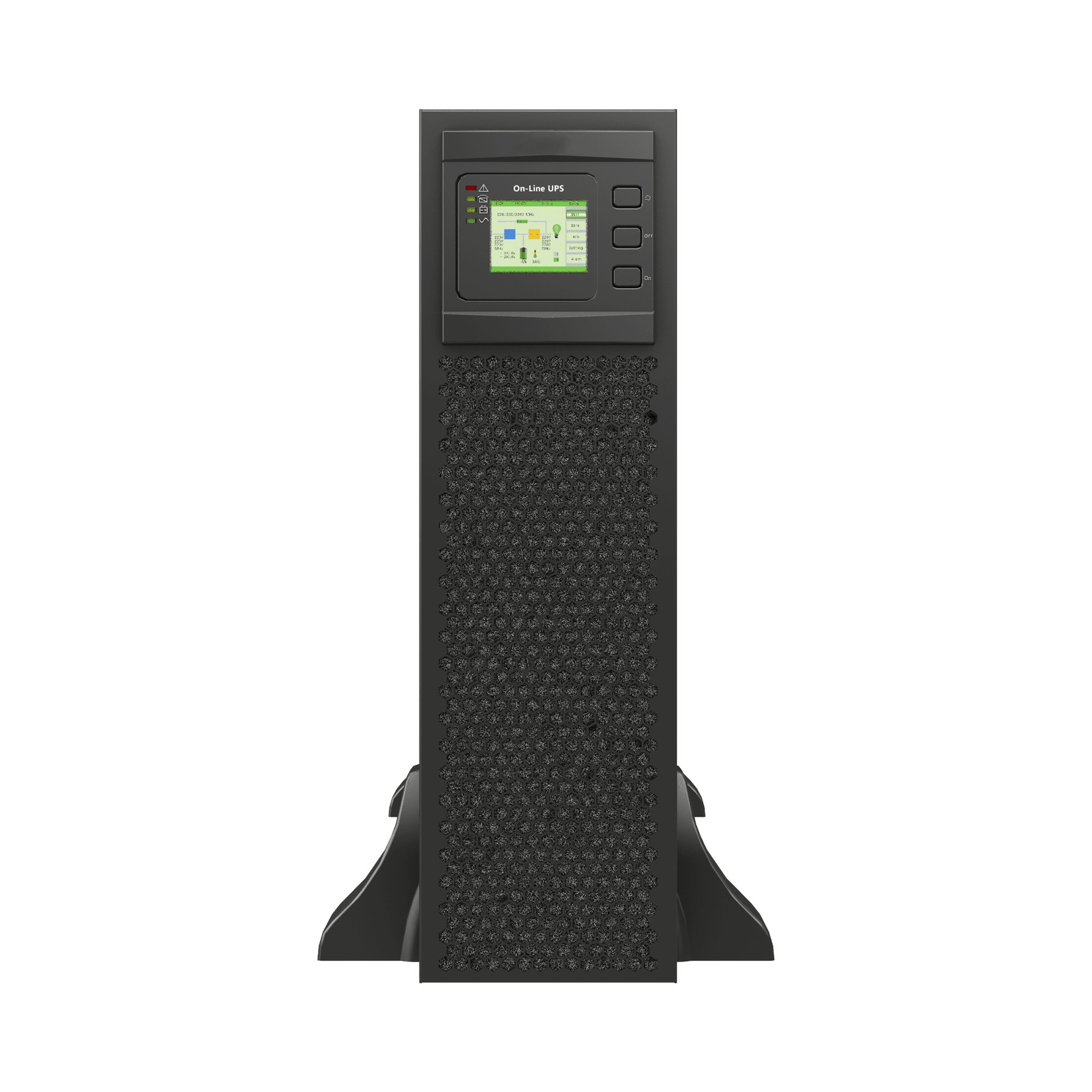 UPS de 20 KVA/20 kW, Online Doble Conversión, 220 Vac L-L de Entrada 3 Fases, Entrada Hardwired, Onda Senoidal Pura, Torre o Rack LP20KRT3P