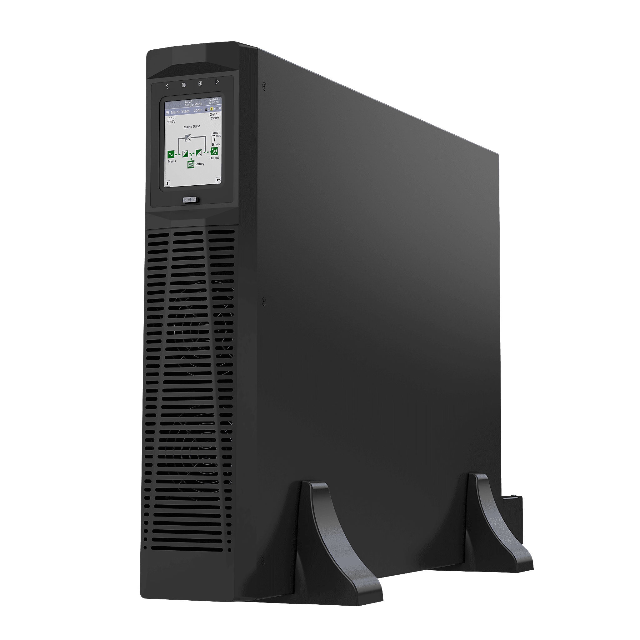 UPS de 6000 VA, Online Doble Conversión, 200 - 240 Vac de Entrada, Fase Dividida 120V/120V + N, sin Baterías con Kit de Cables de Conexión de Baterías LP6KSPT