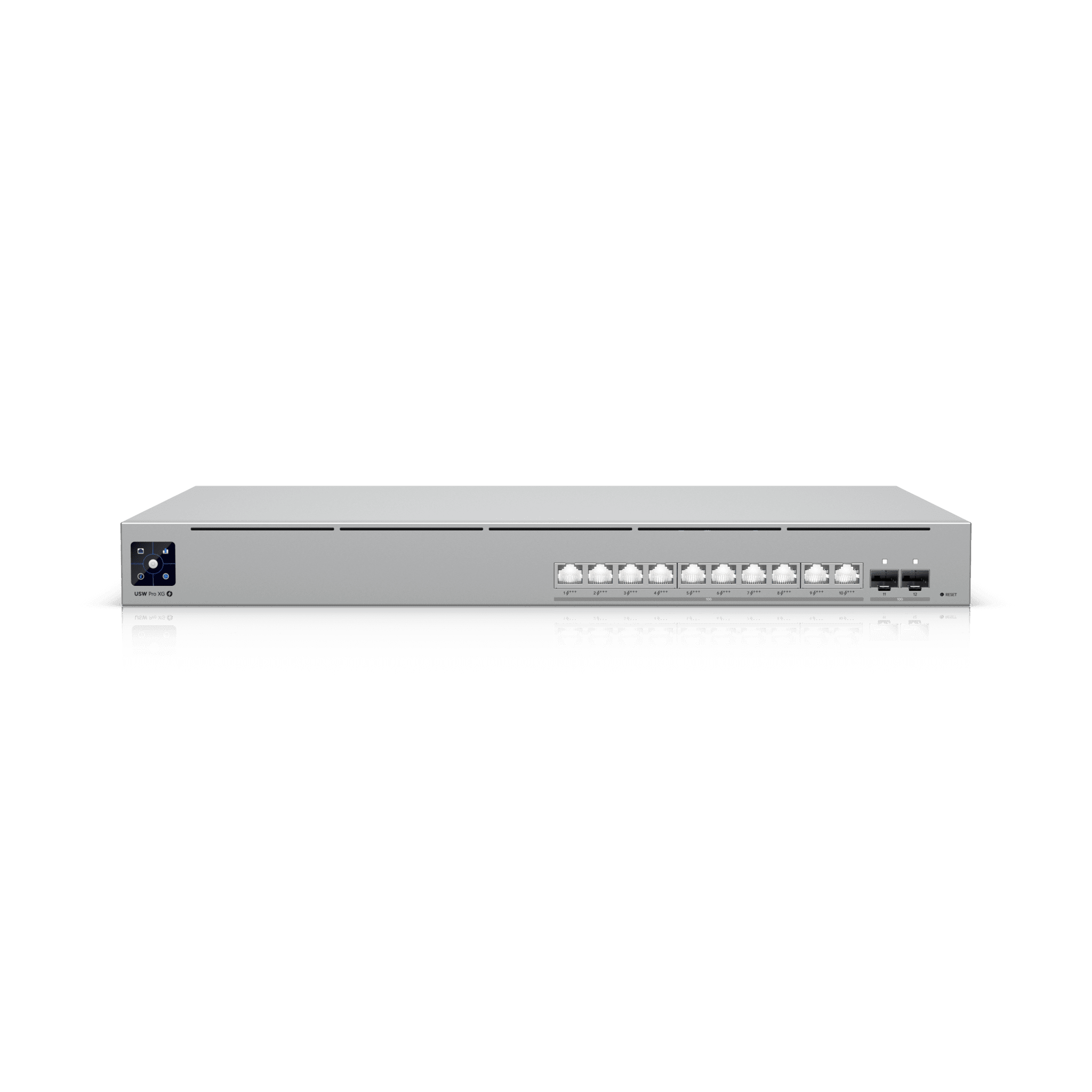 USW Pro XG 10 PoE Switch PoE+++ Capa 3 Etherlighting™ de 10 Puertos 10GbE (Todos PoE+++) y 2 Puertos SFP+ con Disponibilidad PoE de 400W USW-PRO-XG-10-POE