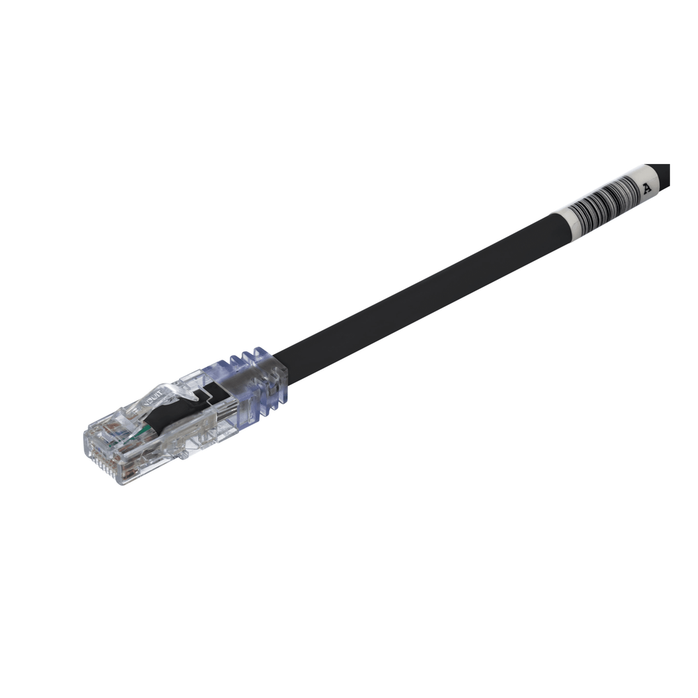 Cable de Parcheo UTP, Cat6A, 24 AWG, CM, Color Negro, 1 ft UTP6AX1BL