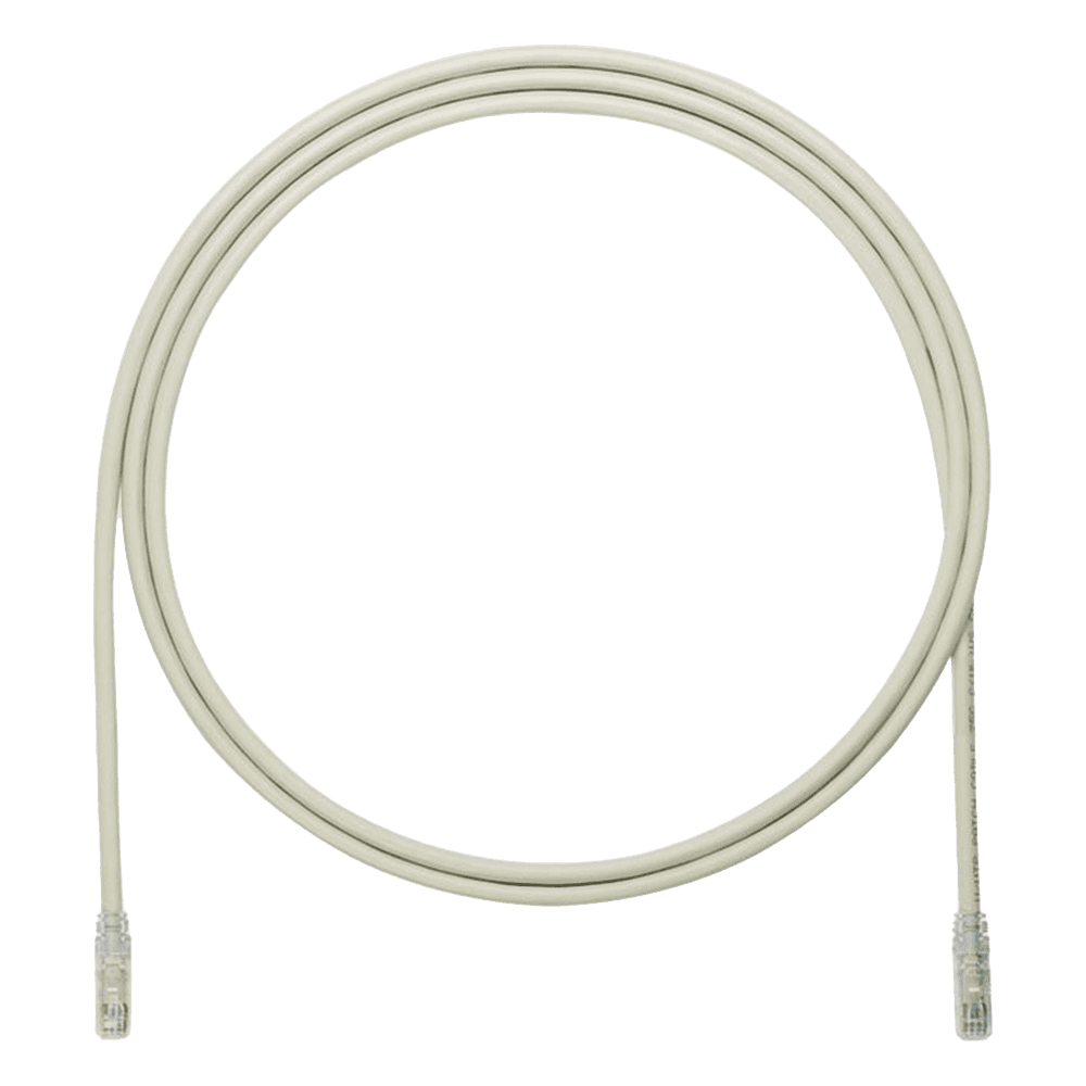 Cable de Parcheo UTP, Cat6A, 24 AWG, CM, Color Gris, 3 ft UTP6AX3GY