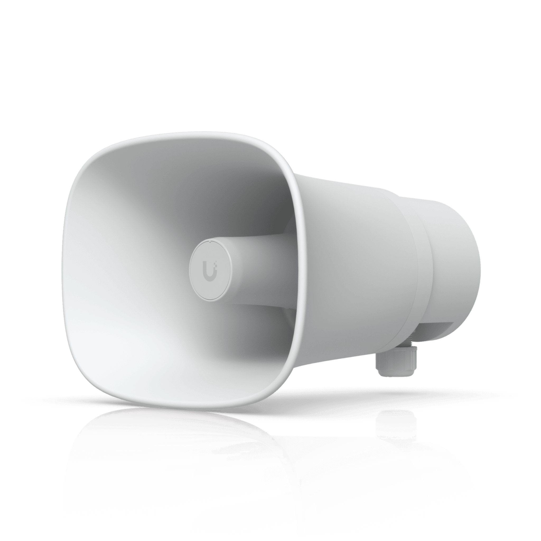 UniFi Protect AI Horn Speaker, Altavoz IP 120 dB, PoE+, Alerta AI Avanzada, Montaje Pared, Esquina y Poste, IP66 UP-AI-HORN-SPEAKER-W