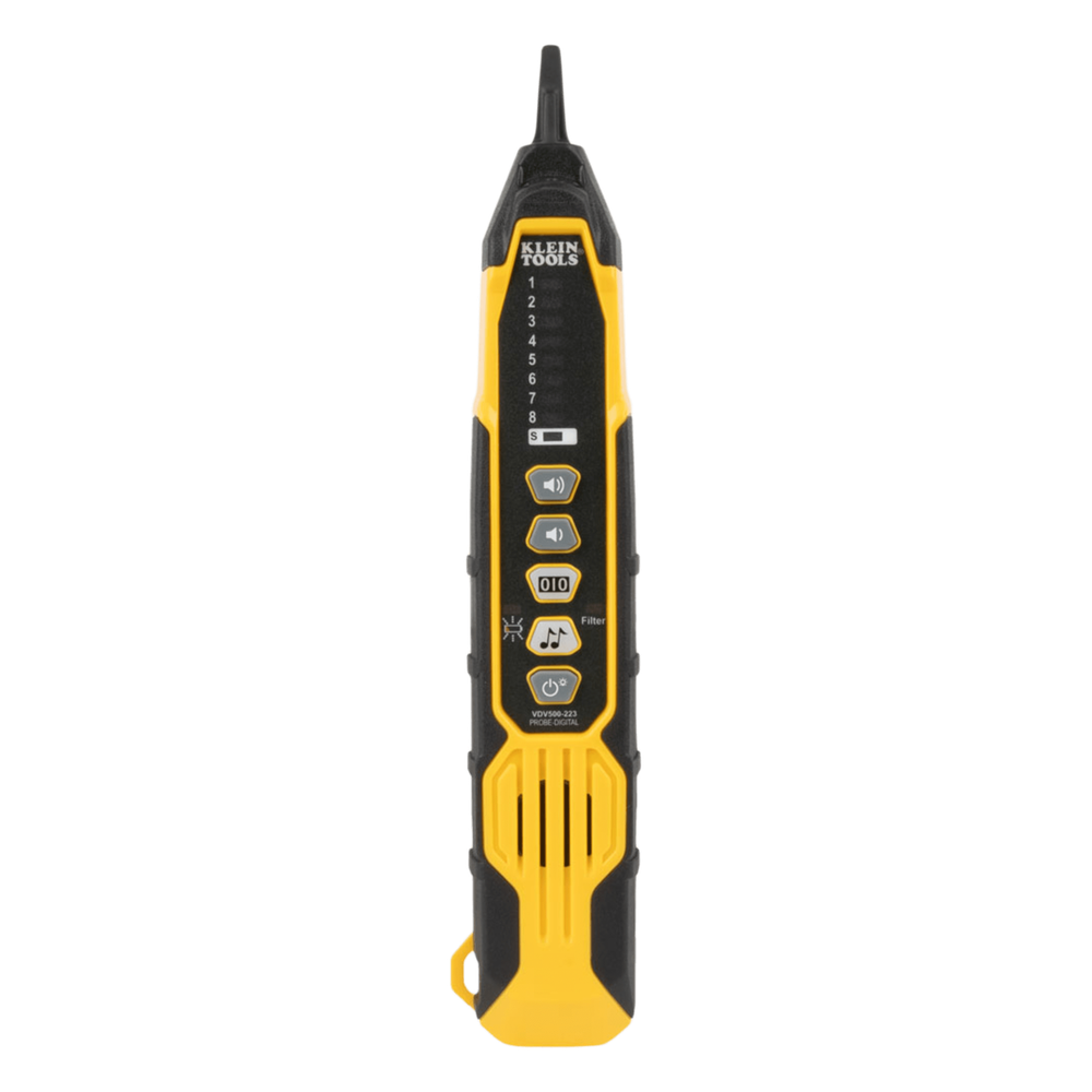 Sonda Digital Profesional / Rastreo de Tono Digital y Analógico / LED para Espacios Oscuros / Conector de Auriculares para Ruido Extremo / Modelo VDV500-223 / Cumple con Certificaciones CE y UKCA / Punta de Sonda Reemplazable VDV500-223