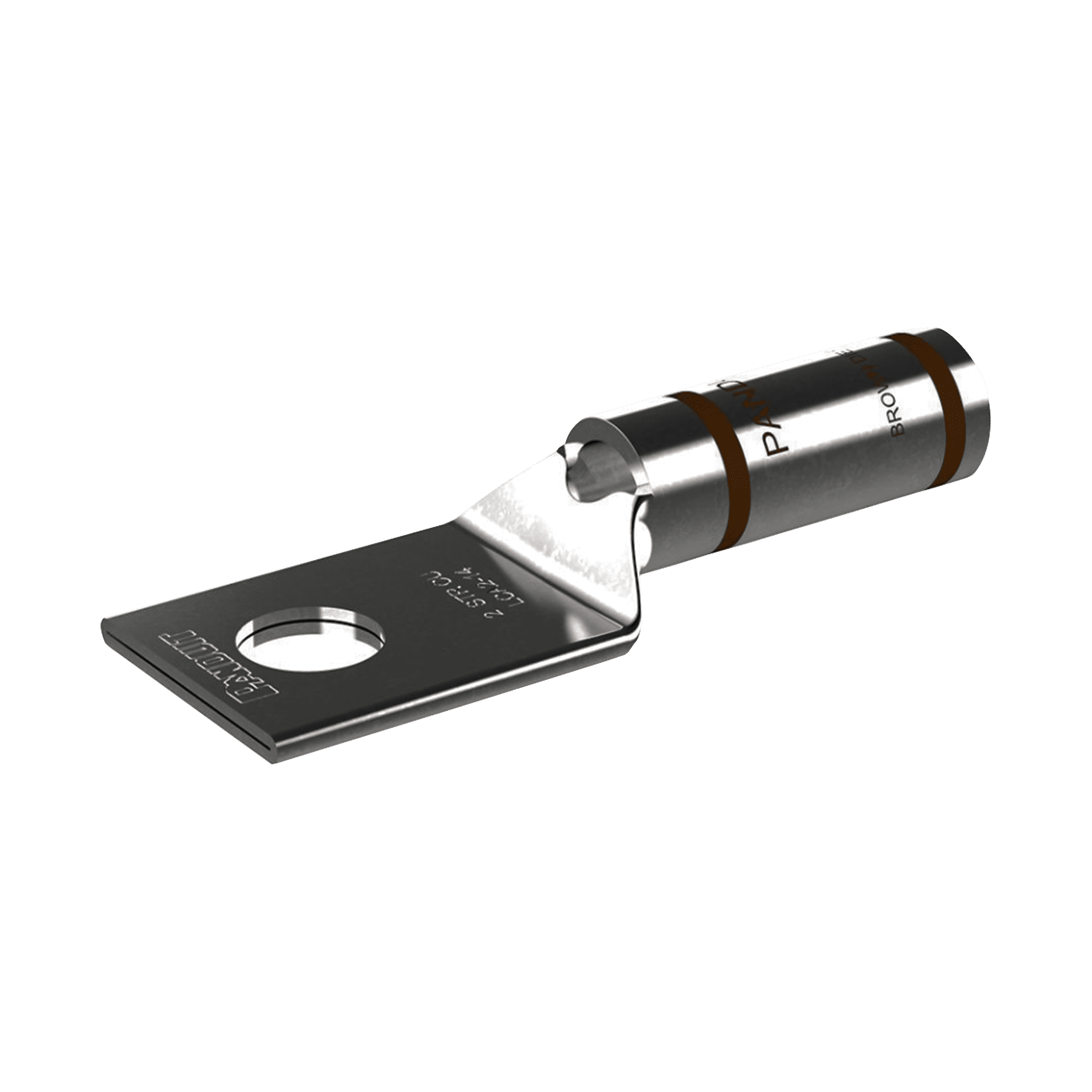 Zapata de compresión LCA2-14-Q, para cal. 2 Awg, Barreno para tornillo prisionero de 1/4, 1 Pz LCA2-14-Q
