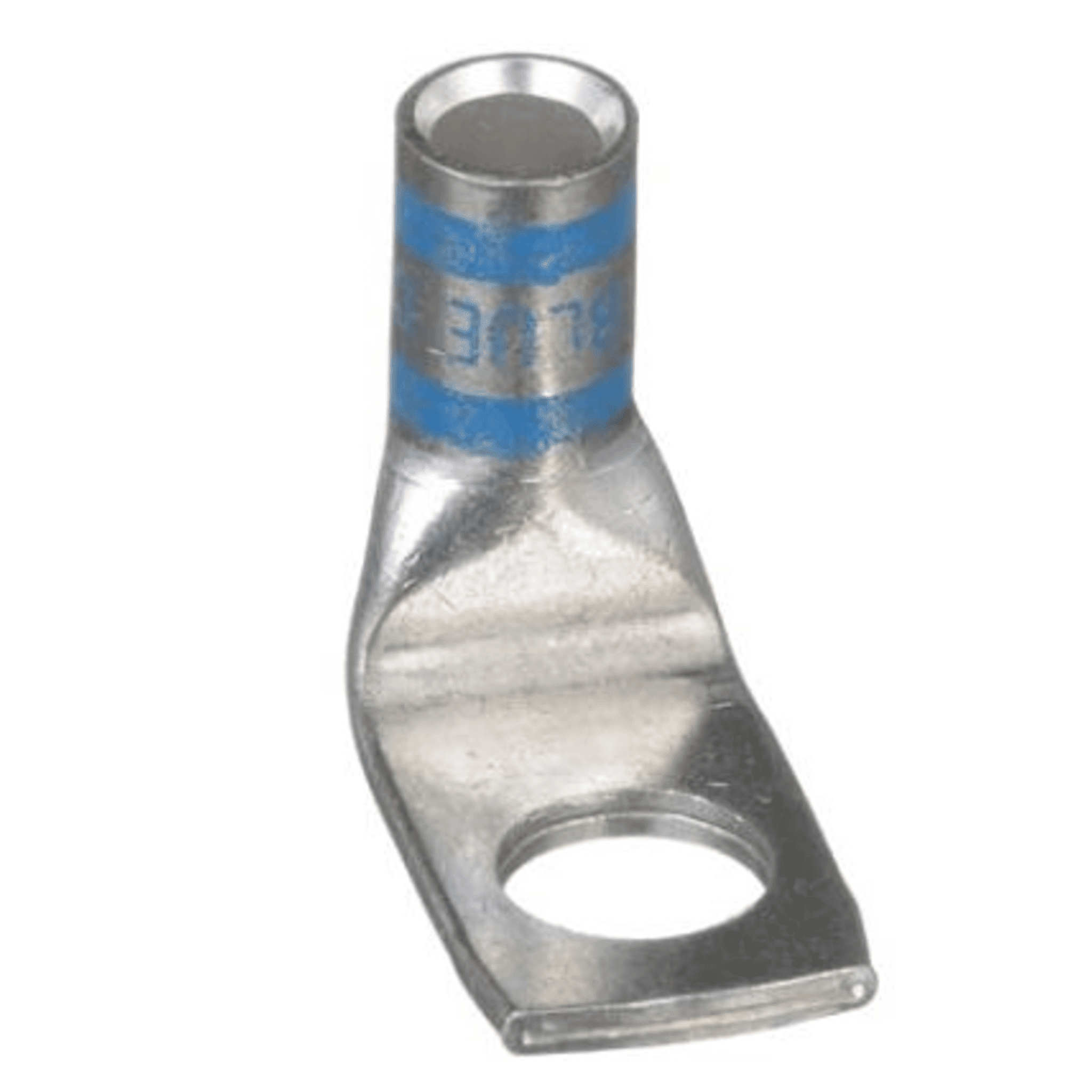 Zapata de compresión LCAX6-38F-L a 90° grados para cal. 6 Awg, Barreno para tornillo prisionero de 3/8, 1 Pz LCAX6-38F-L