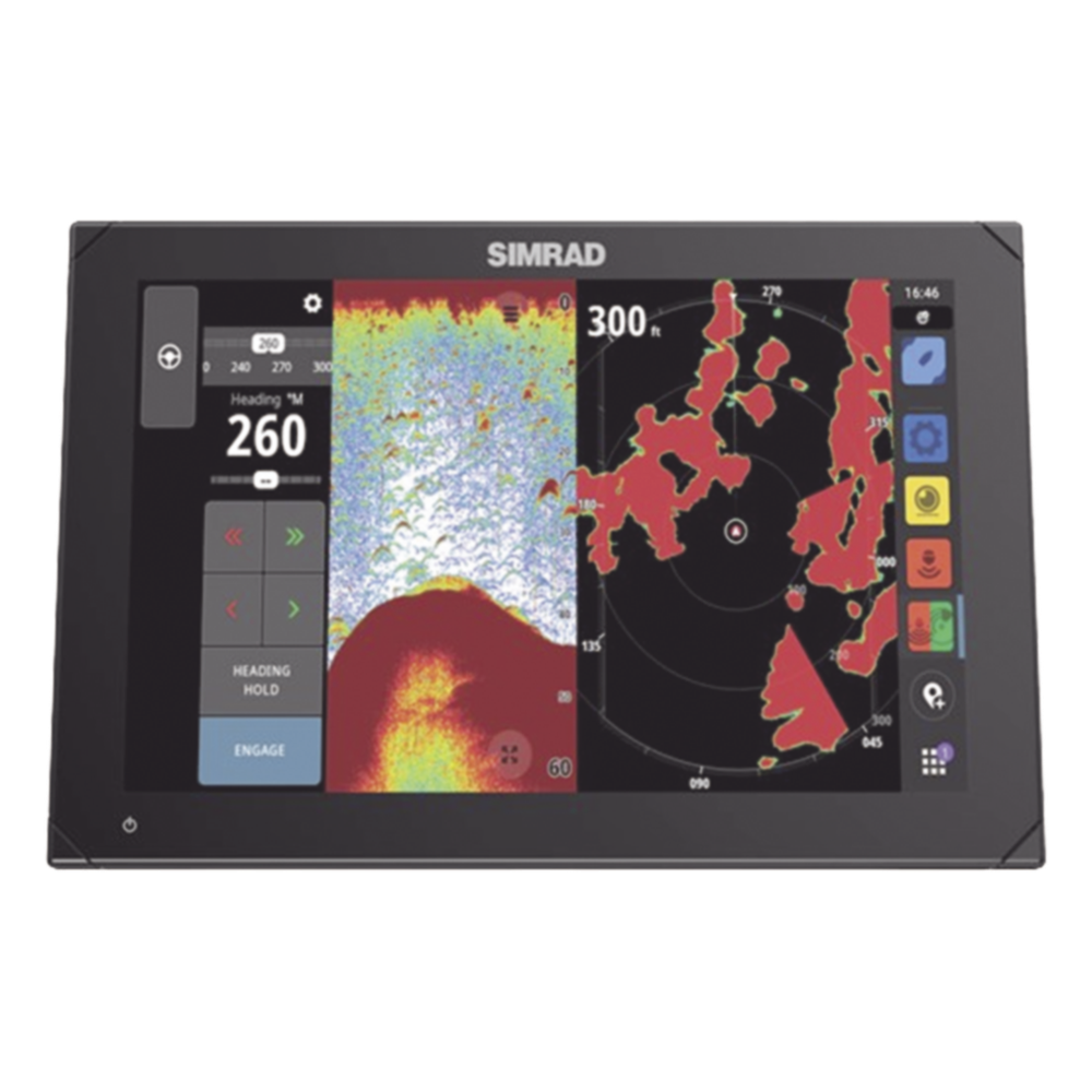Pantalla de Navegación NSX de 12 pulgadas / SolarMAX IPS HD / Integración Total con Mercury / Compatibilidad con Radar HALO / Uso Compartido de Datos de Sonda / Conectividad Ethernet y USB / Red NMEA 2000 000-15370-001