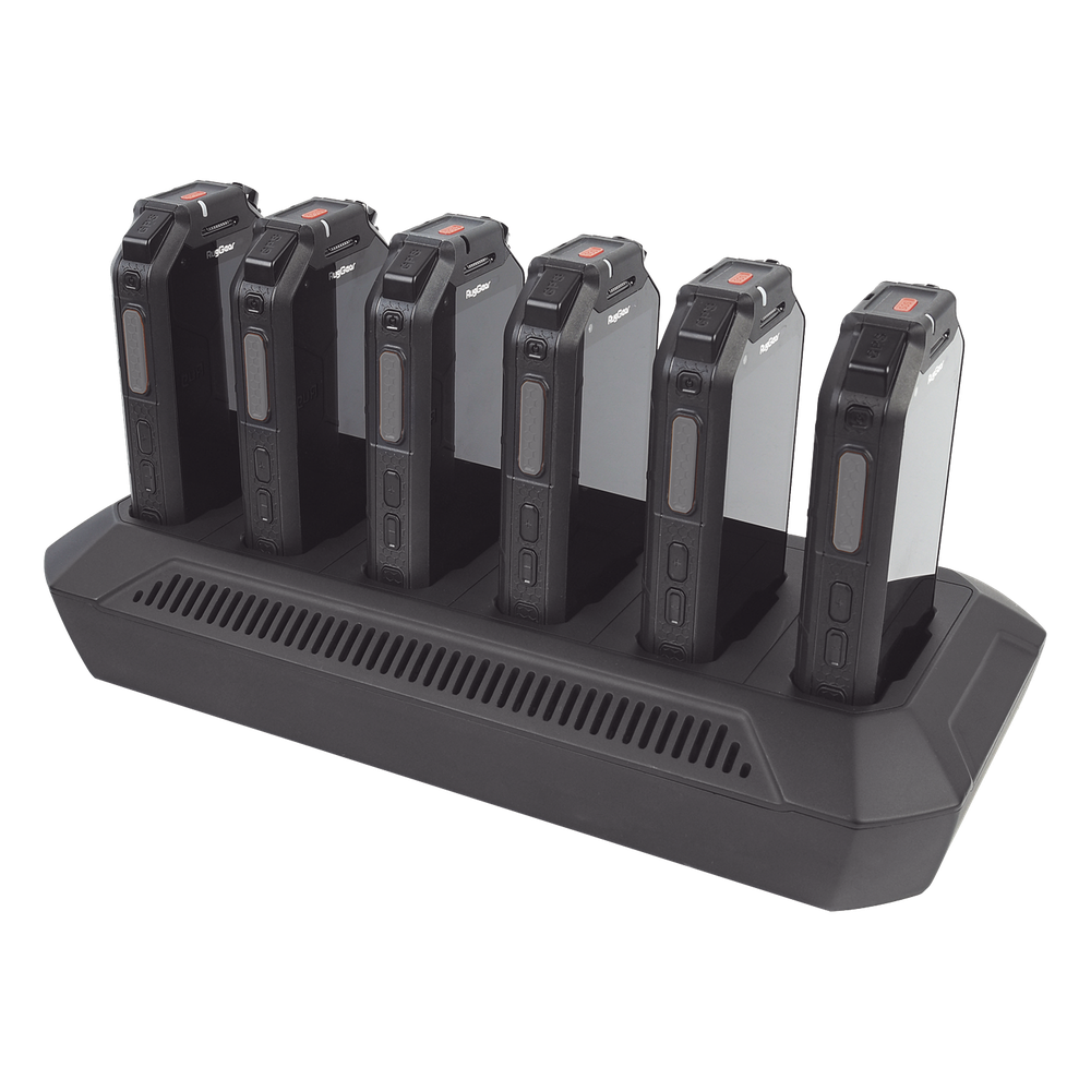 Multi-Cargador de Escritorio para 6 Unidades de Radio RG750 RugGear 25027300