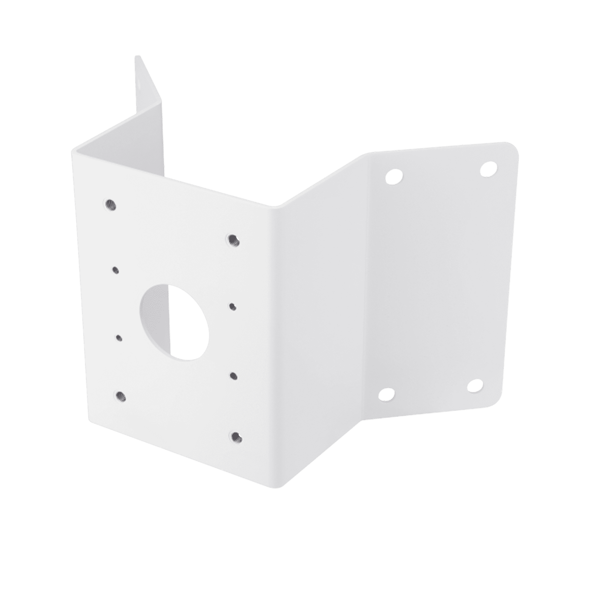 Adaptador de esquina compatible con montaje de pared SBP-300WM1, SBP-300WMW1 para domos fijos y PTZ Wisenet SBP-300KMW1