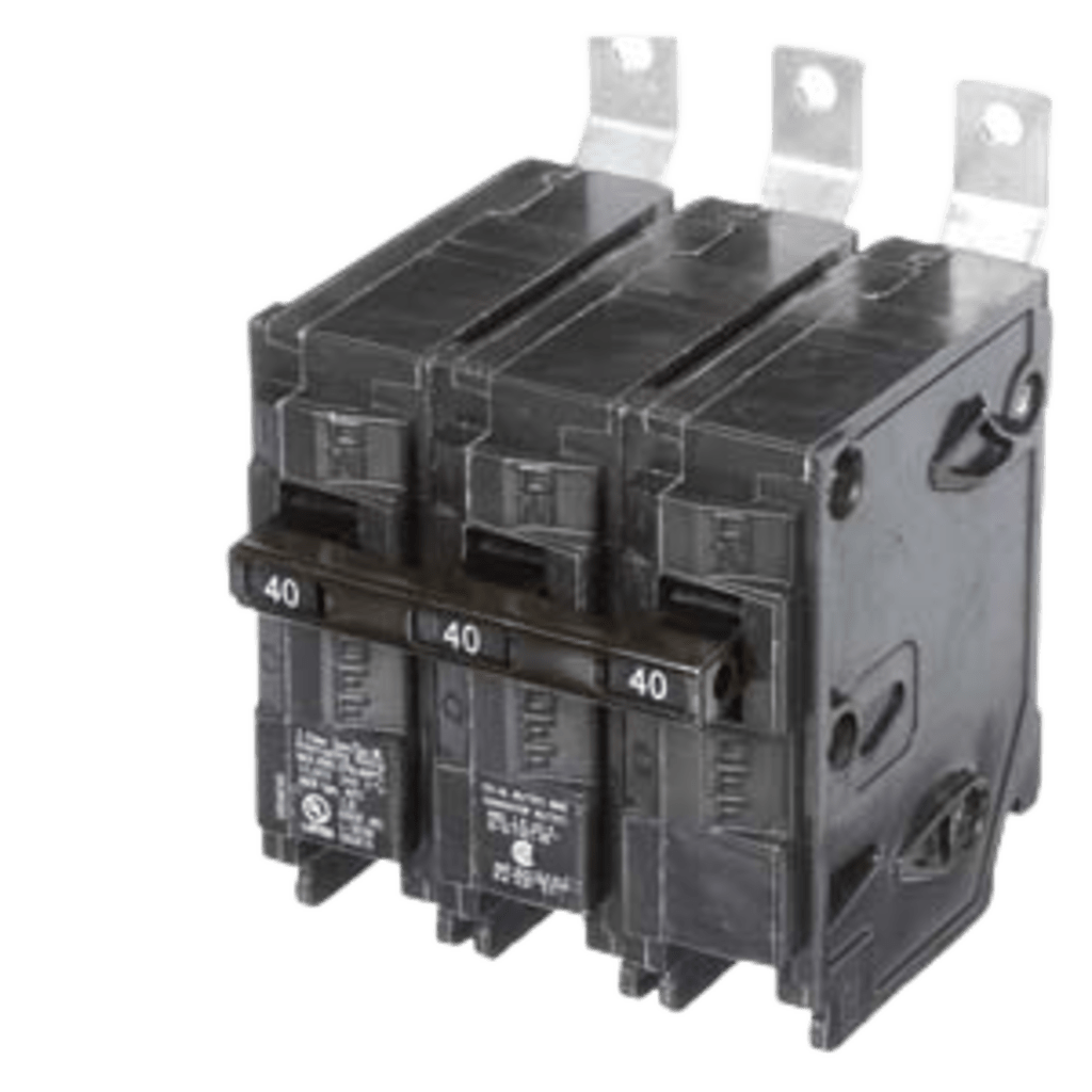 Interruptor automático atornillable tipo BL 3 polos, 40 amp. B340