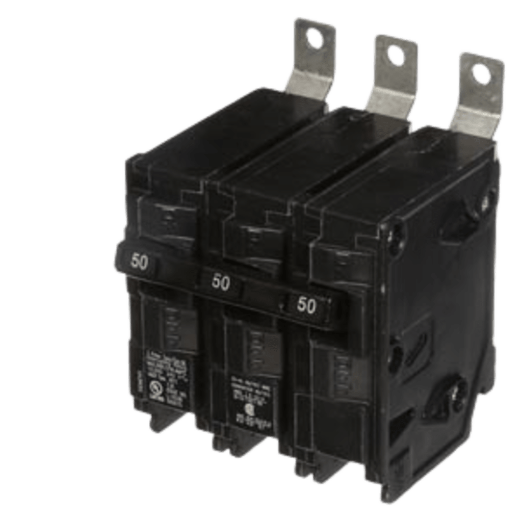 Interruptor automático atornillable tipo BL 3 polos, 50 amp. B350