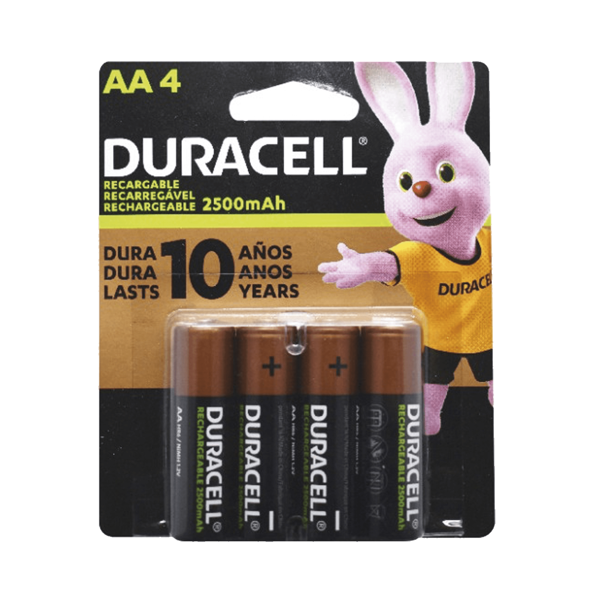 Batería Alcalina AA / DURACELL / 1.5 A No Recargable MN1500B4