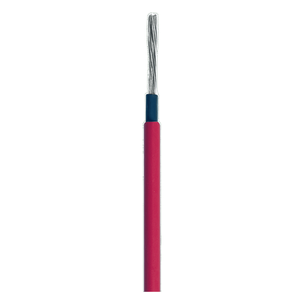 Cable Fotovoltaico Rojo/ Cobre Estañado / 4 mm² (12 AWG) / 2000V / Rollo de 100 m / / UL 4703 y TUV CBLUT12R/100