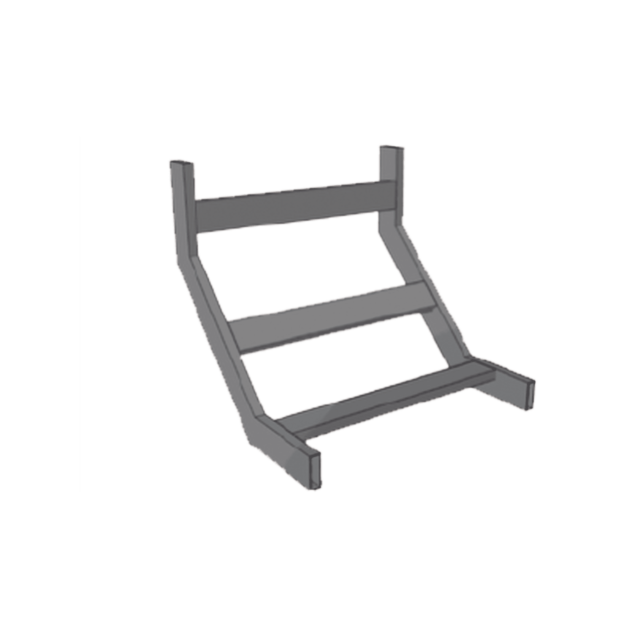 (CHCVIT1X12EPK) CURVA VERTICAL INTERIOR TUBULAR 1.5 DE PERALTE X 12 ANCHO PINT EPOx COLOR NEGRO, INCLUYE COPLes y tornilleria CHCVIT1X12EPK