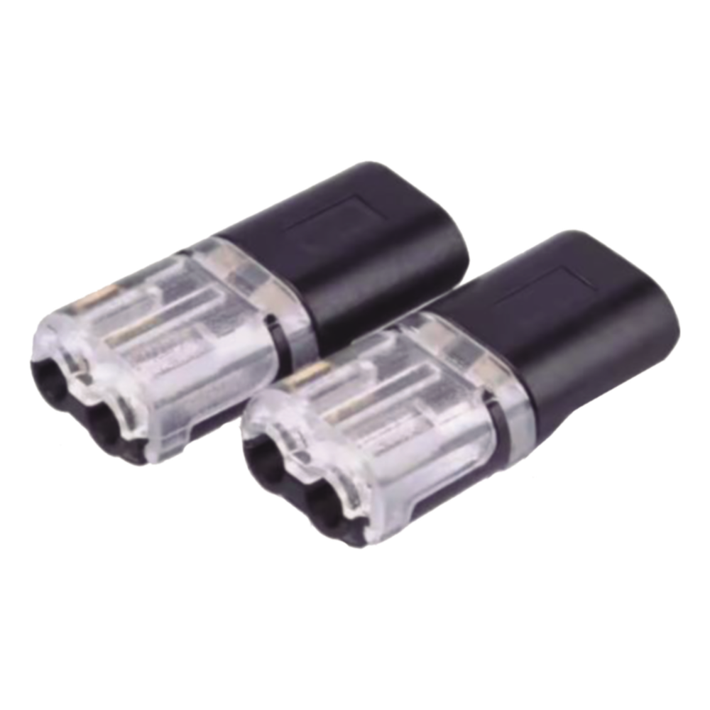 Bolsa con 25 conectores / Enchufables / Para 2 cables / compatibles en calibre 22 al 18 AWG CON-10-19
