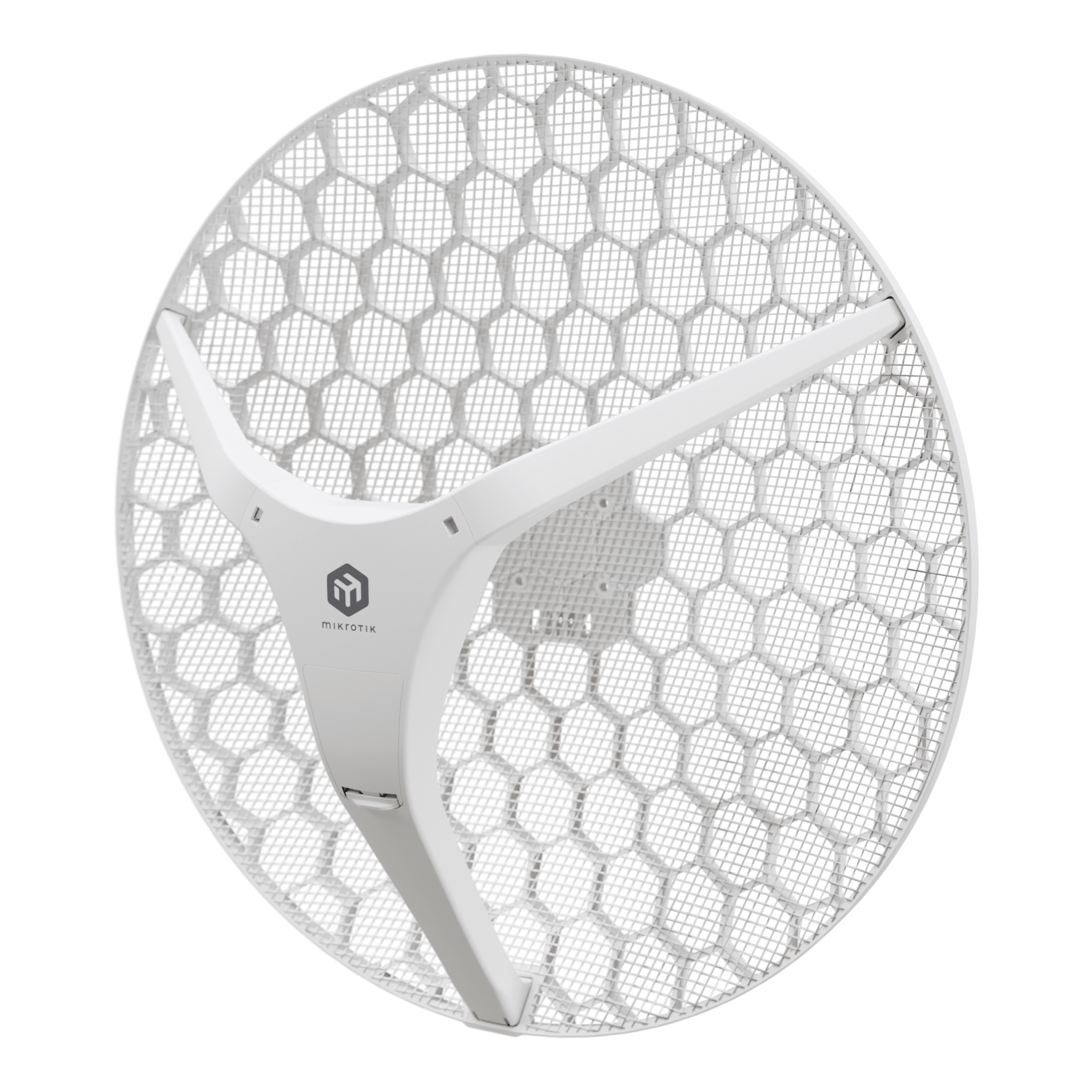 CPE para exteriores de largo alcance con Wi-Fi 6, ideal para enlaces punto a punto, disponible en una versión de 27 dBi (XL). LHG-5AXD-XL