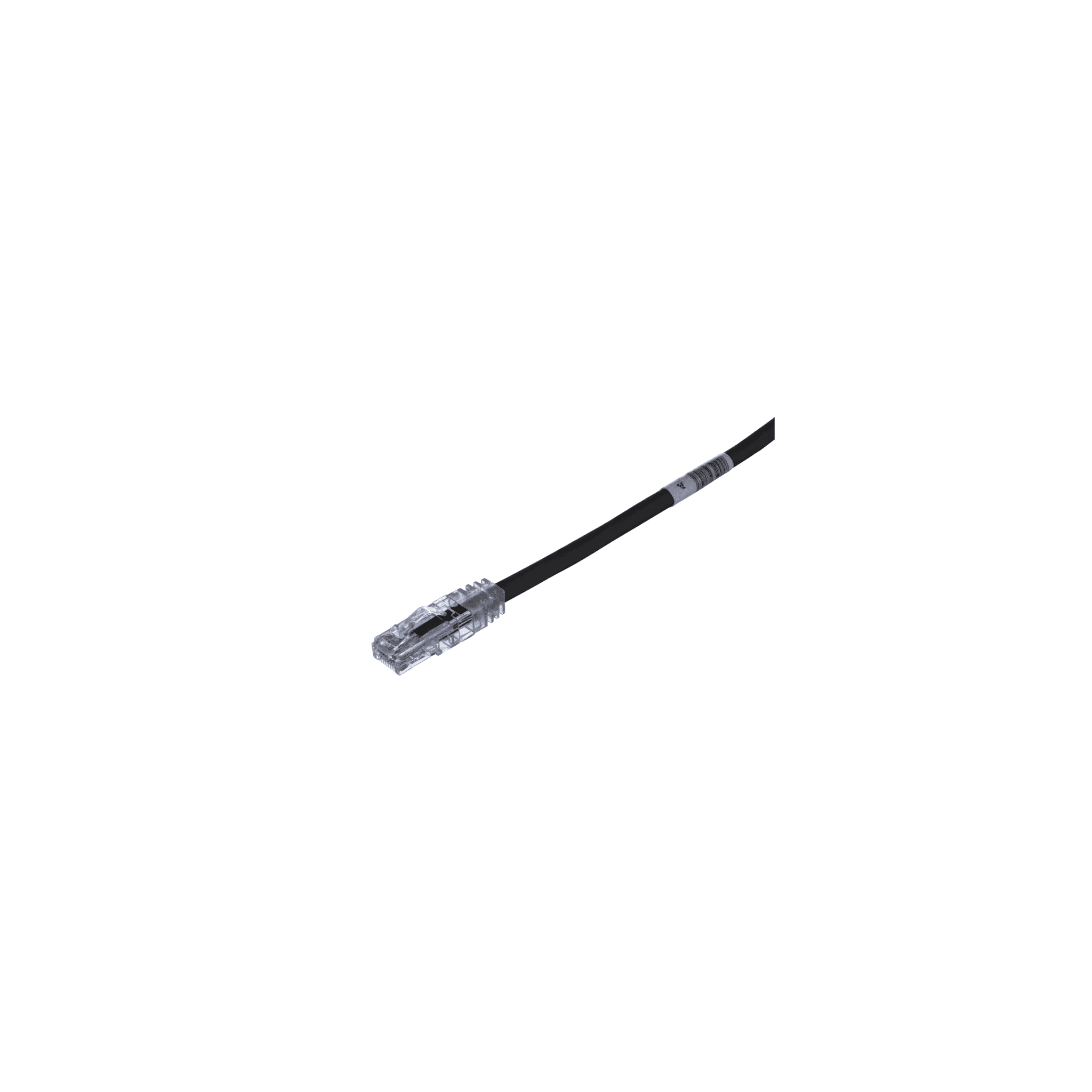 Cable de Parcheo TX6, UTP Cat6, 24 AWG, CM, Color Negro, 4.57 Metros (15 Pies) UTPSP15BLY