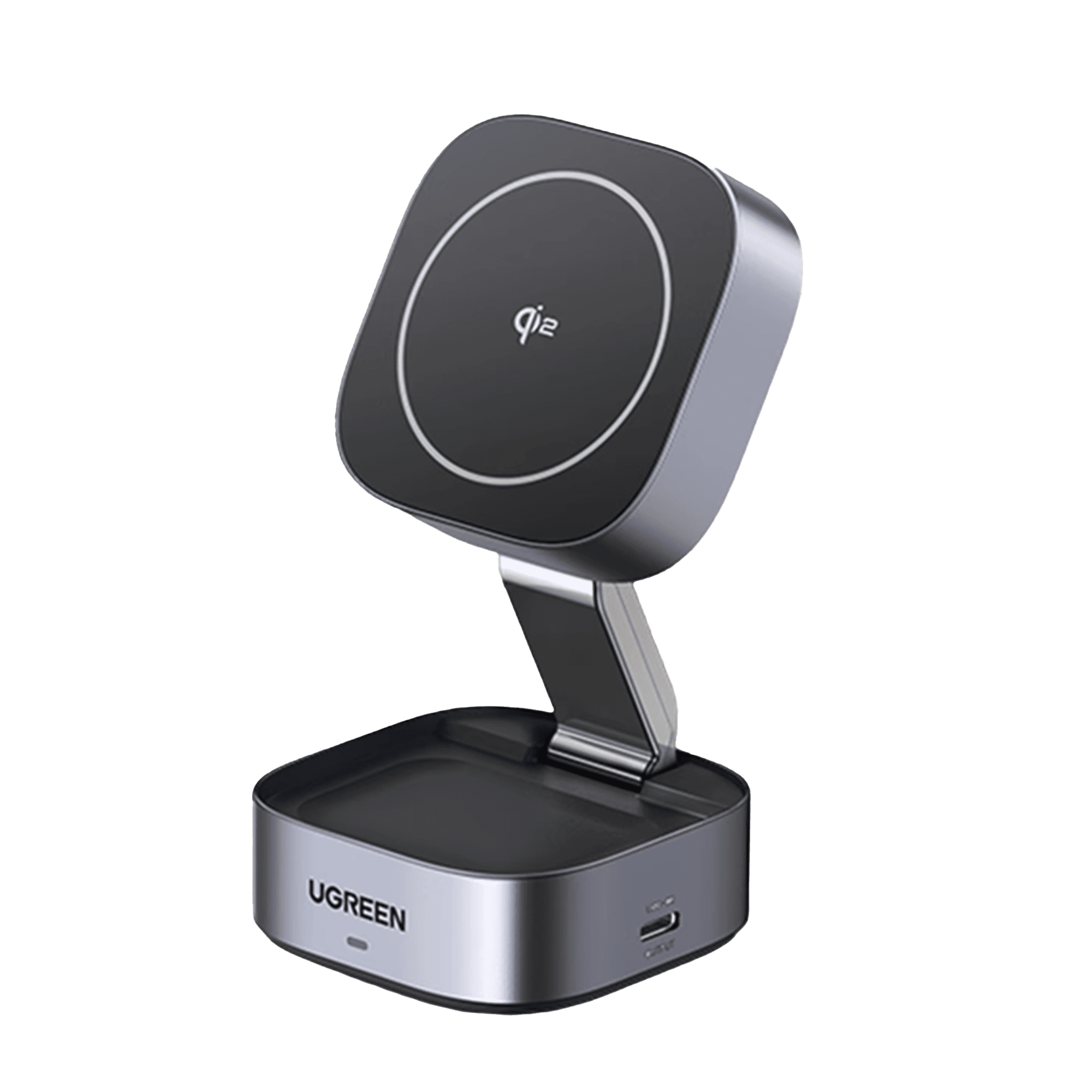 Cargador Inalámbrico 2 en 1 25W / Tecnología Magnética Qi 2 / 15W para Teléfono + 5W para Auriculares / Puerto USB-C 5W / Protecciones Múltiples / Cable USB-C Incluido 35316