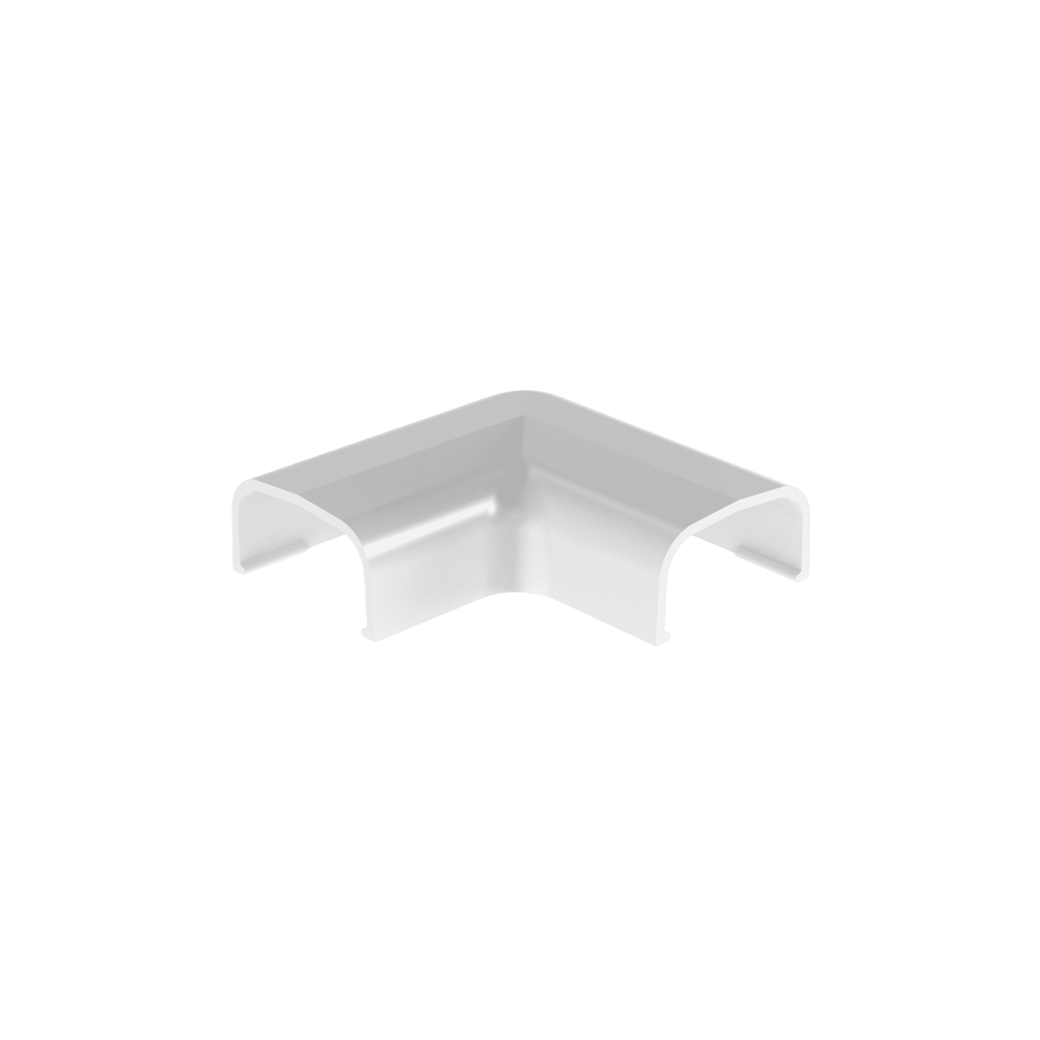 Conexión en ángulo recto "L", para uso con canaleta LD5, material ABS, Color Blanco RAF5WH-E