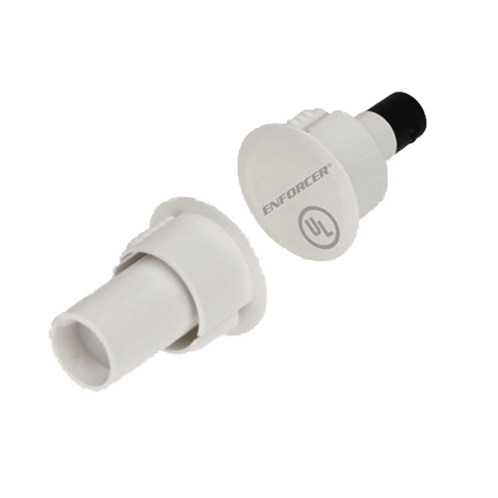 Contactos Magnéticos de Montaje Superficial / Ideal Para Puertas y Ventanas de Acero / Terminales Chapados En Oro / SPST (N.O.) / Circuito Cerrado / Imán Neodimio / 1" Brecha / Plástico ABS SM4104TQ/W