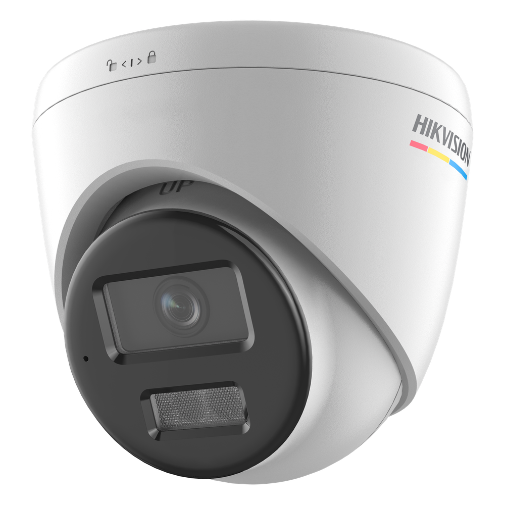 [ColorVu 3.0 + MD 3.0]  Turret IP 6 Megapixel / Lente 2.8 mm / 30 mts IR + 30 mts Luz Blanca / Micrófono Integrado / ACUSENSE Lite / Exterior IP67 / WDR 120 dB / PoE / Micro SD DS-2CD1367G3-LIUF