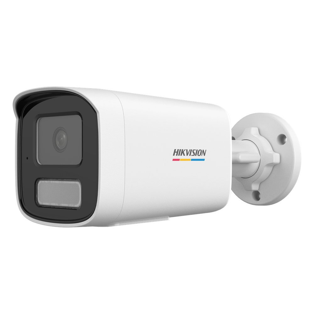 [ColorVu 3.0 + MD 3.0]Bala IP 4 Megapixel / Lente 4 mm / 50 mts IR + 50 mts Luz Blanca / Micrófono Integrado / ACUSENSE Lite / Exterior IP67 / WDR 120 dB / PoE / Micro SD DS-2CD1T47G3-LIUF