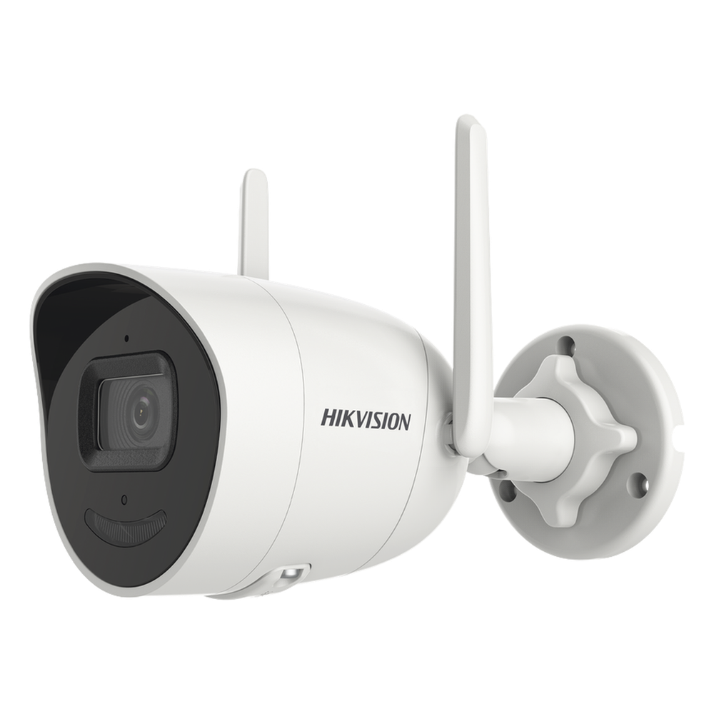Bala IP 4 Megapixel / Lente 2.8 mm / 30 mts IR / Exterior IP66 / Wi-Fi / ACUSENSE Lite / WDR 80 dB / H.265+ / Micrófono y Audio Bidireccional (Micrófono y Bocina) / Micro SD / Se Conecta Directo a la App de Hik-Connect DS-2CV2041G2-IDW(W)