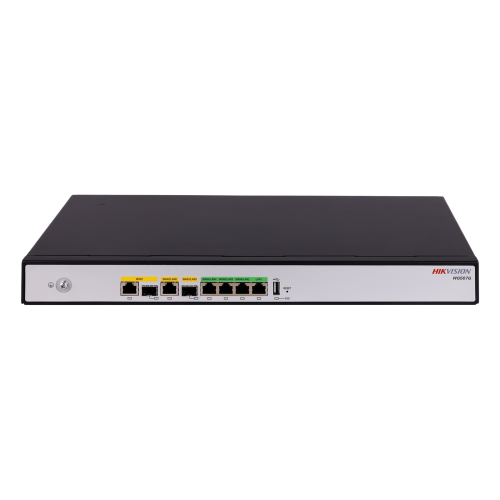 Router Gigabit PoE+ / Ideal para Access Point (AP) / 8 Puertos Gigabit PoE+ / 2 Puertos WAN DS-3WG507G-SI