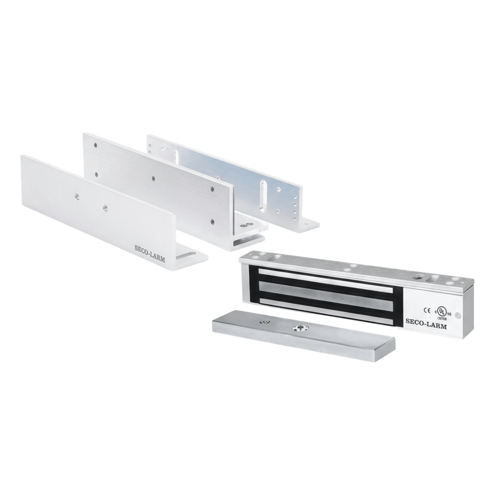 Kit Para Control de Acceso Incluye Chapa Magnética de 600 Lbs / Montaje En Z y L / Uso Interior / Certificación UL / Color Plata E941SA600PQ/KITZ
