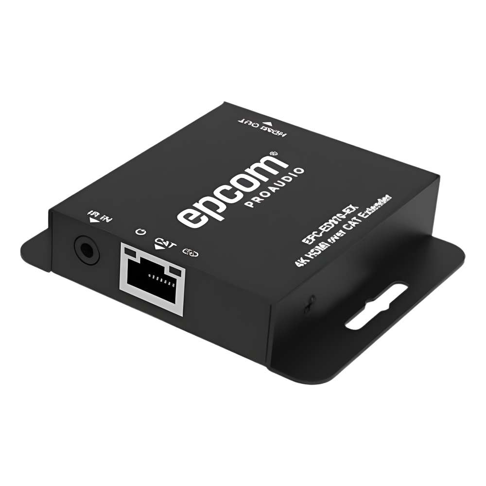 Receptor HDMI Extensor | Compatible con EPC-ED970-TX, EPC-SP914C70-TX y EPC-SP918C70-TX | Transmisión hasta 70 m en 1080p y 40 m en 4K30 | Soporte HDCP 1.4 y DVI 1.0 | Conexión CAT5E/CAT6 | Control IR Unidireccional | Puerto Loop HDMI EPCED970RX