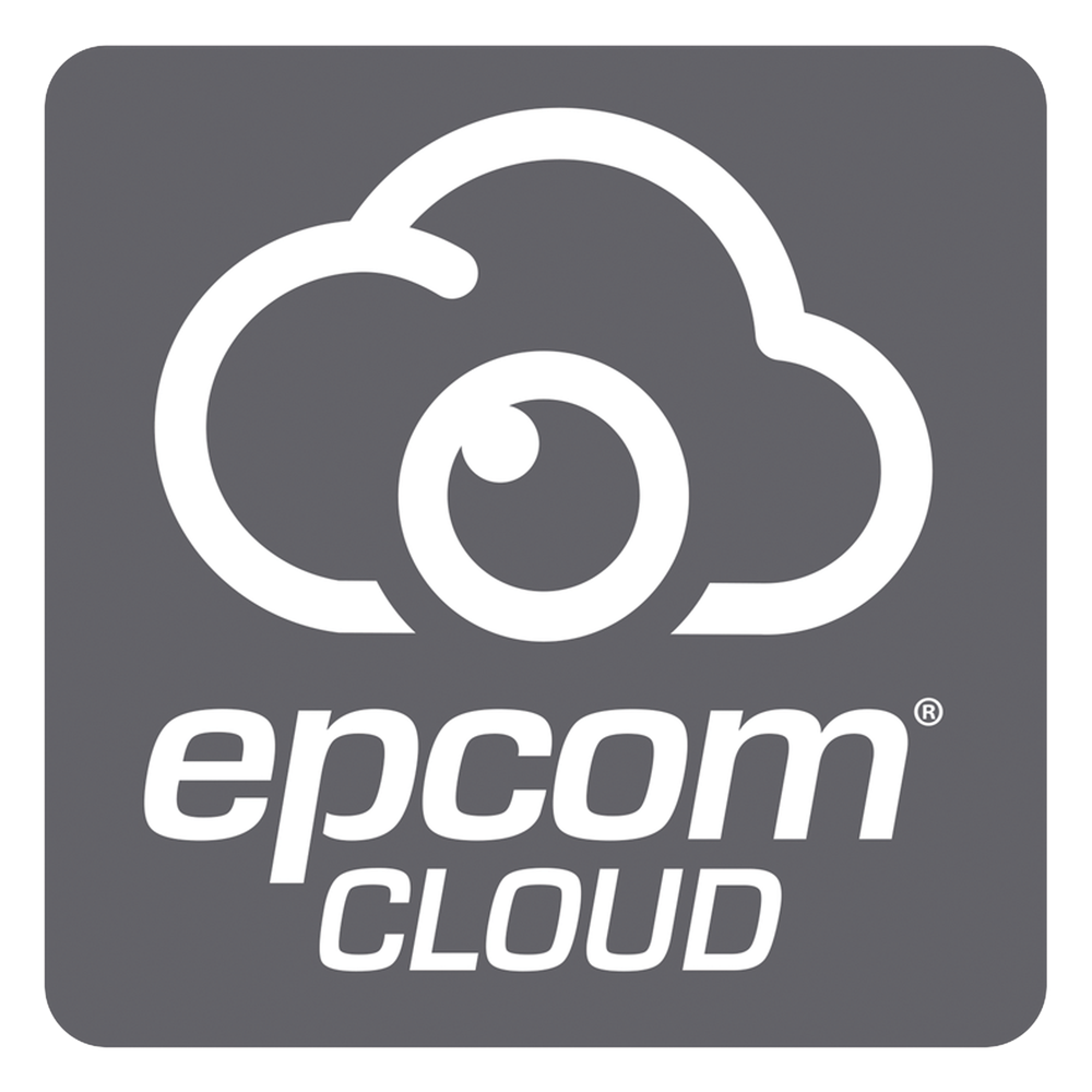 Suscripción Anual Epcom Cloud / Grabación en la nube para 1 canal de video a 8MP con 40 días de retención / Grabación continua EPCLOUD40A-8MP-C