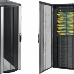 Gabinete Rack ProLine ConnecTek, 42U, 2000x800x1200mm, Acero, Negro RAL 9005, Con Paneles Laterales, Gestión de Cableado Frontal y Trasera PNC20812B