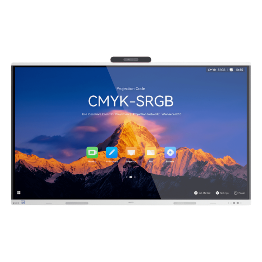 Pantalla Interactiva IdeaHub S3 para Colaboración Inteligente / 86” / Doble Cámara 4K / Harmony OS / Wi-Fi 6 / 24 Micrófonos/ BYOM / Enfoque Automático/ Baffle acústico / Gestión desde la nube IHS3-86SA