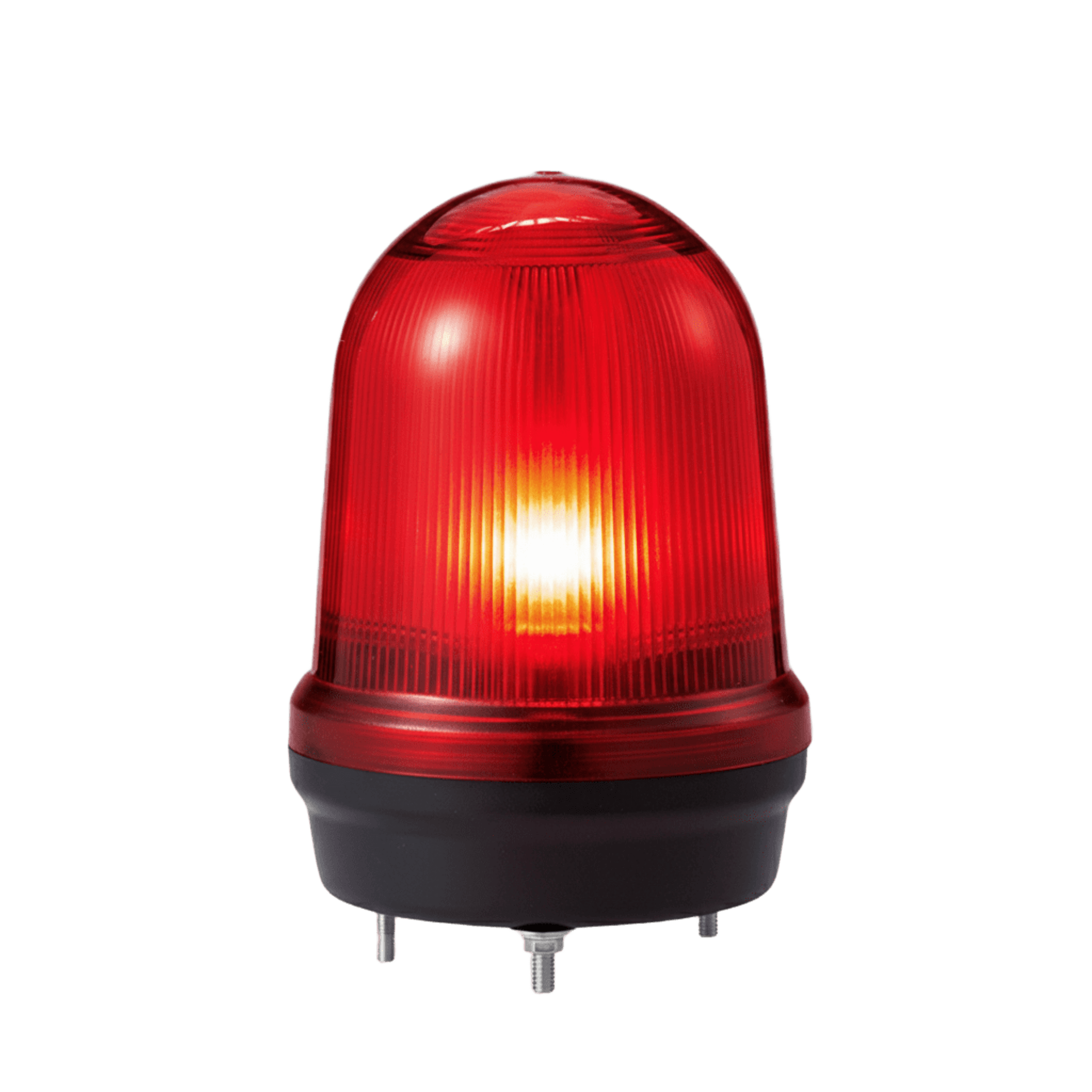 LED con patrones fijo/intermitente, estroboscópico y simulación rotatorio, Color Rojo de 12-24 VCD MFL125-012024-R