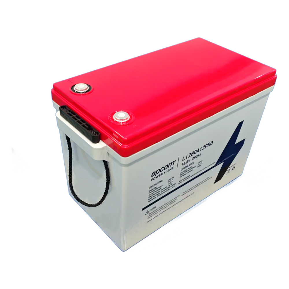 Batería de Litio Ciclo Profundo, 12.8 Vcc 280Ah,  6000 ciclos, LiFePO4  , Solar, Marina, Máximo 140 A de Descarga LI280A12PRO