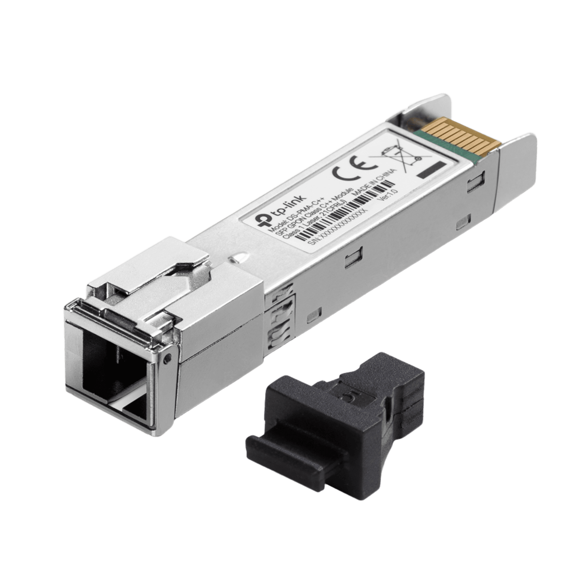 Módulo óptico GPON / Clase C / Max Splitting 1:128 / Conector SC/PC / Hasta 20 Km.(con mejor margen) DS-PMA-C++
