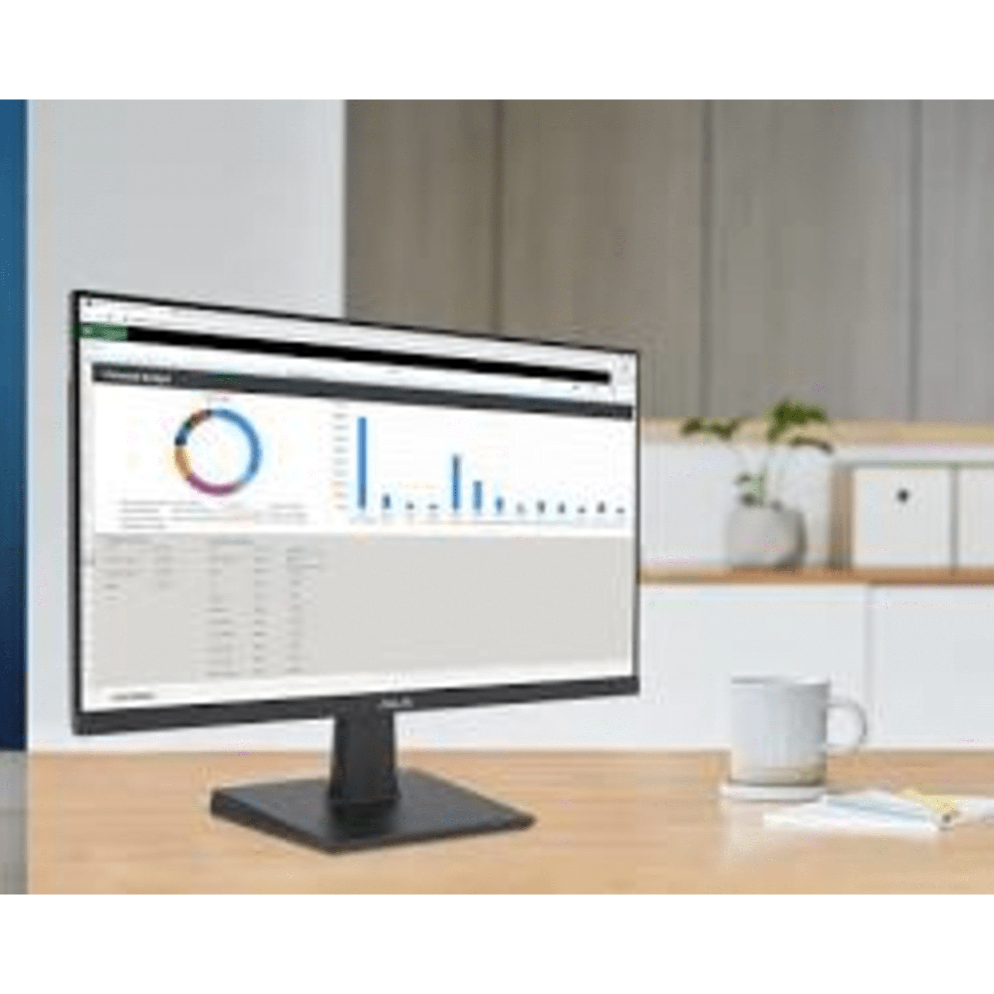 Monitor Gaming 23.8" Full HD IPS / 100 Hz SmoothMotion / 1 ms MPRT / Adaptive-Sync VRR / Tecnología ASUS Eye Care / Sin Marco / Montaje VESA 100x100 VA24EHF