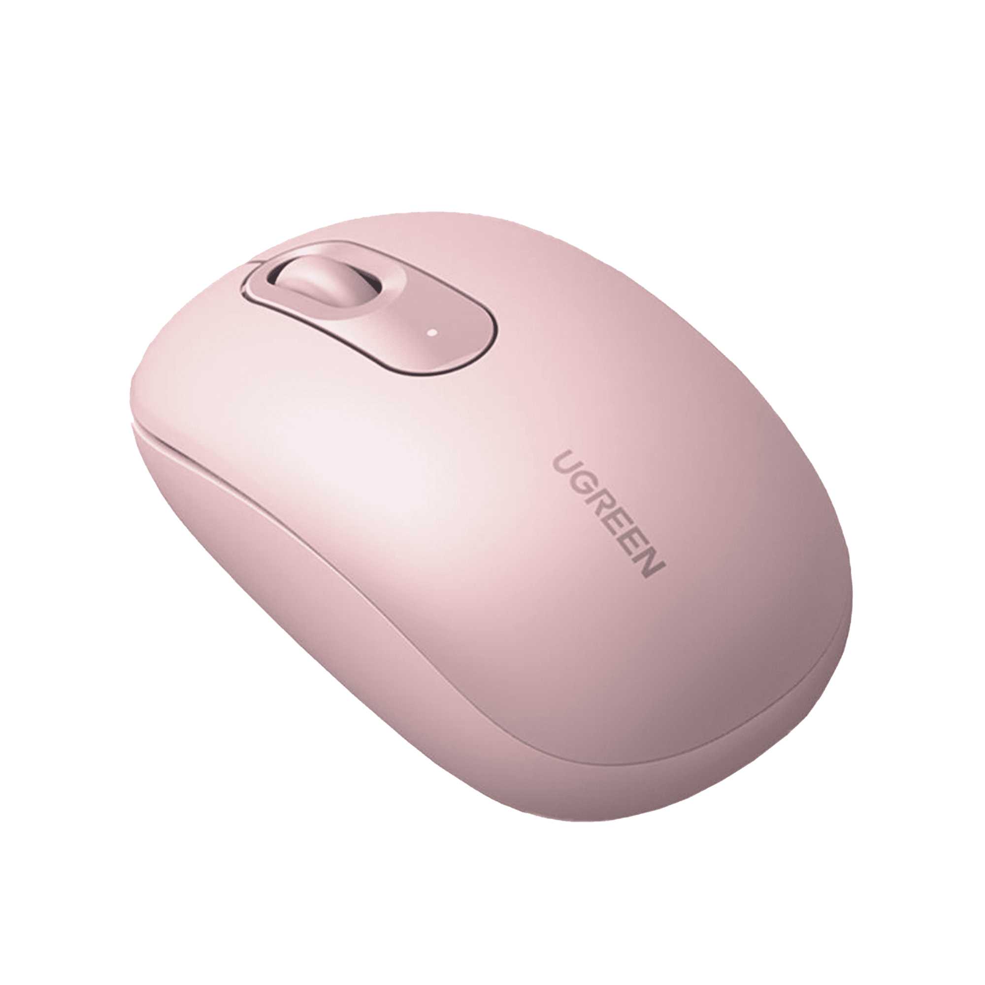 Mouse Inalámbrico 2.4G 800/1200/1600/2400 DPI | Función de 3 botones | Alcance 10m | Silencioso |  Ergonómico | Anti-caída y Anti-interferencias | Batería Alcalina AA incluida  | Color Dusty Pink. 90686