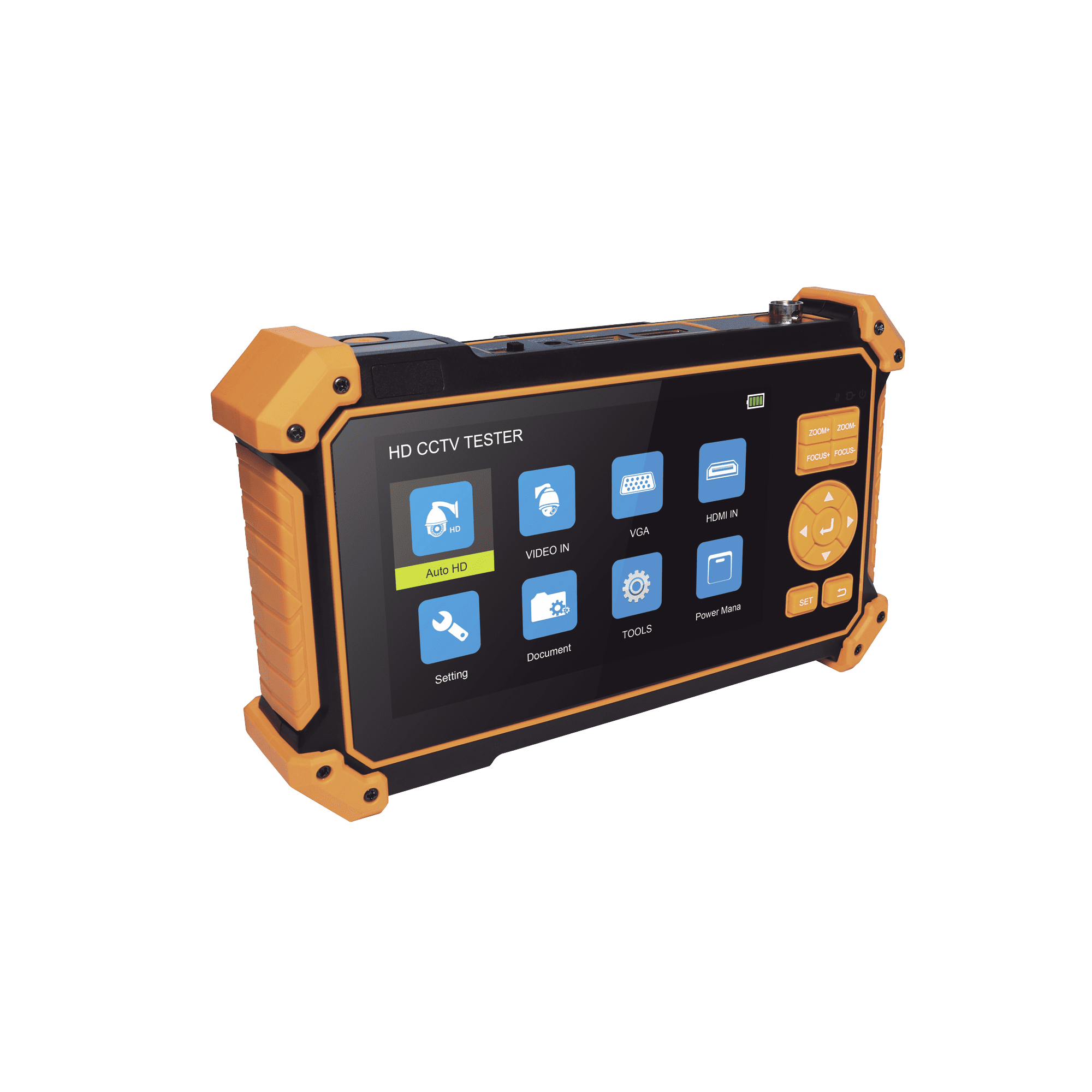 Prueba de cámara analógica / TVI de 8 MP, CVI de 8 MP, AHD de 8 MP / Entrada VGA, soporta 1920x1200P 60FPS / Entrada HDMI, soporte 4K 30FPS MHD360A